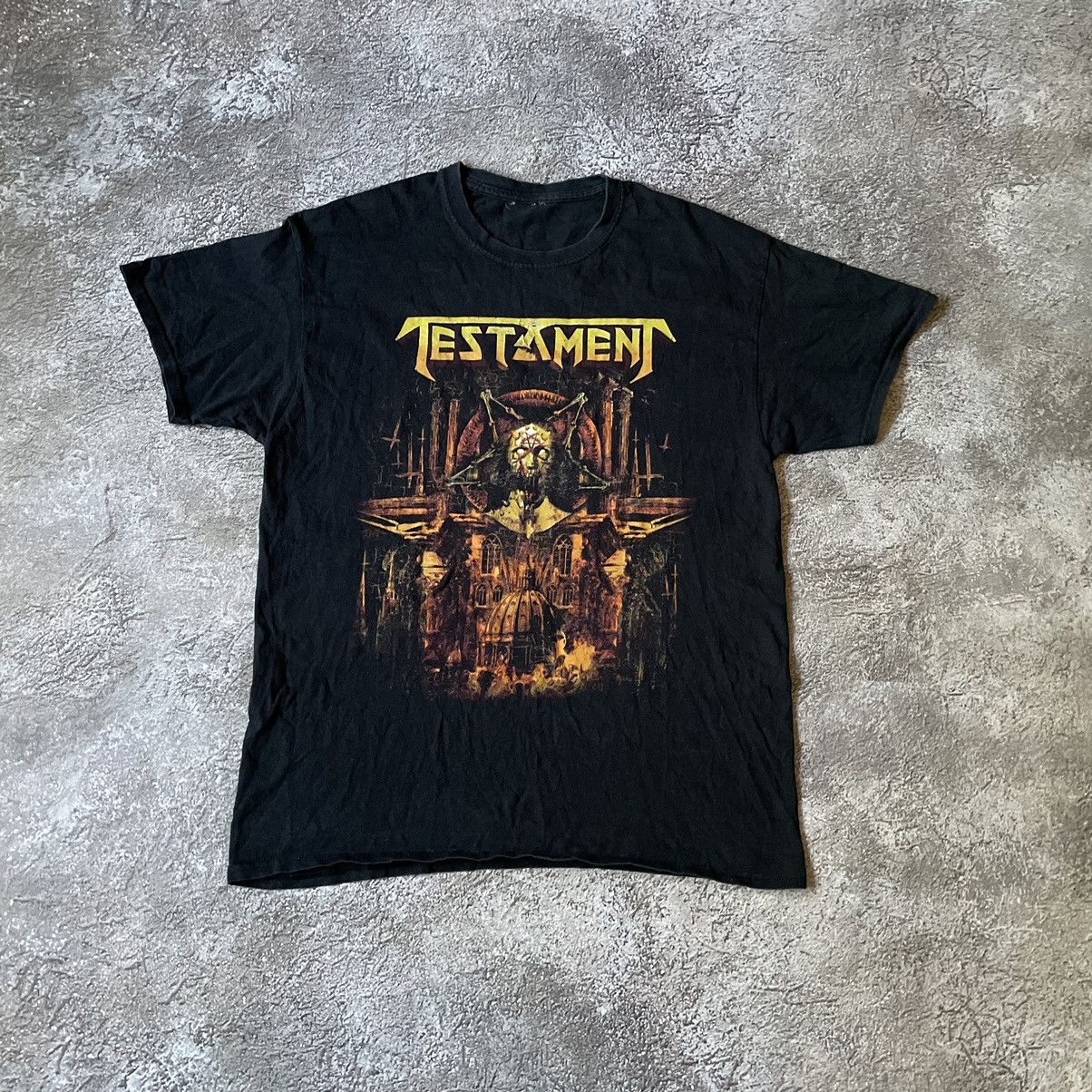 Vintage Vintage Testament Band Tee Graphic Skull Horror Grunge L Size US L / EU 52-54 / 3 - 2 Thumbnail