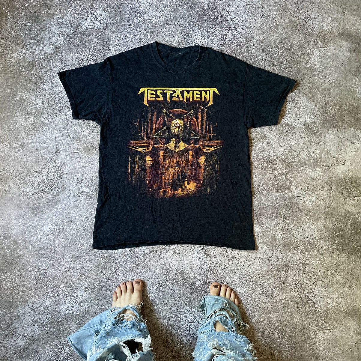 Vintage Vintage Testament Band Tee Graphic Skull Horror Grunge L Size US L / EU 52-54 / 3 - 1 Thumbnail