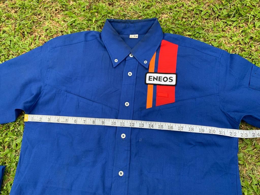 Japanese Brand × Vintage Eneos Long Sleeve Button up (bulk) Size US L / EU 52-54 / 3 - 10 Thumbnail