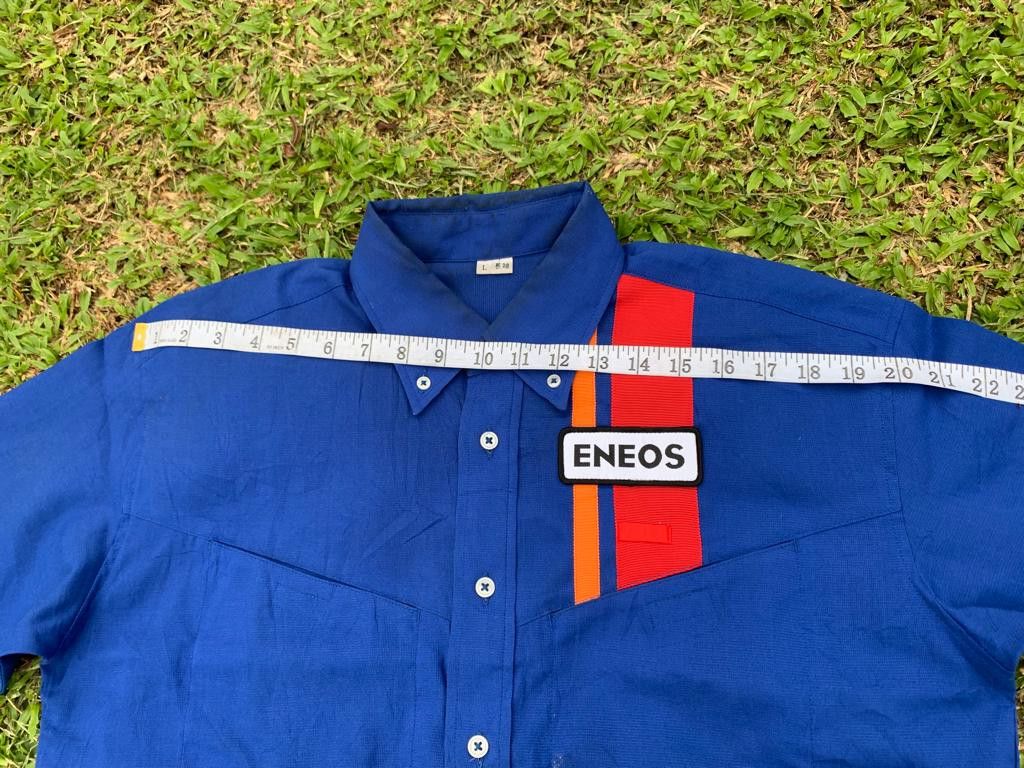 Japanese Brand × Vintage Eneos Long Sleeve Button up (bulk) Size US L / EU 52-54 / 3 - 12 Thumbnail
