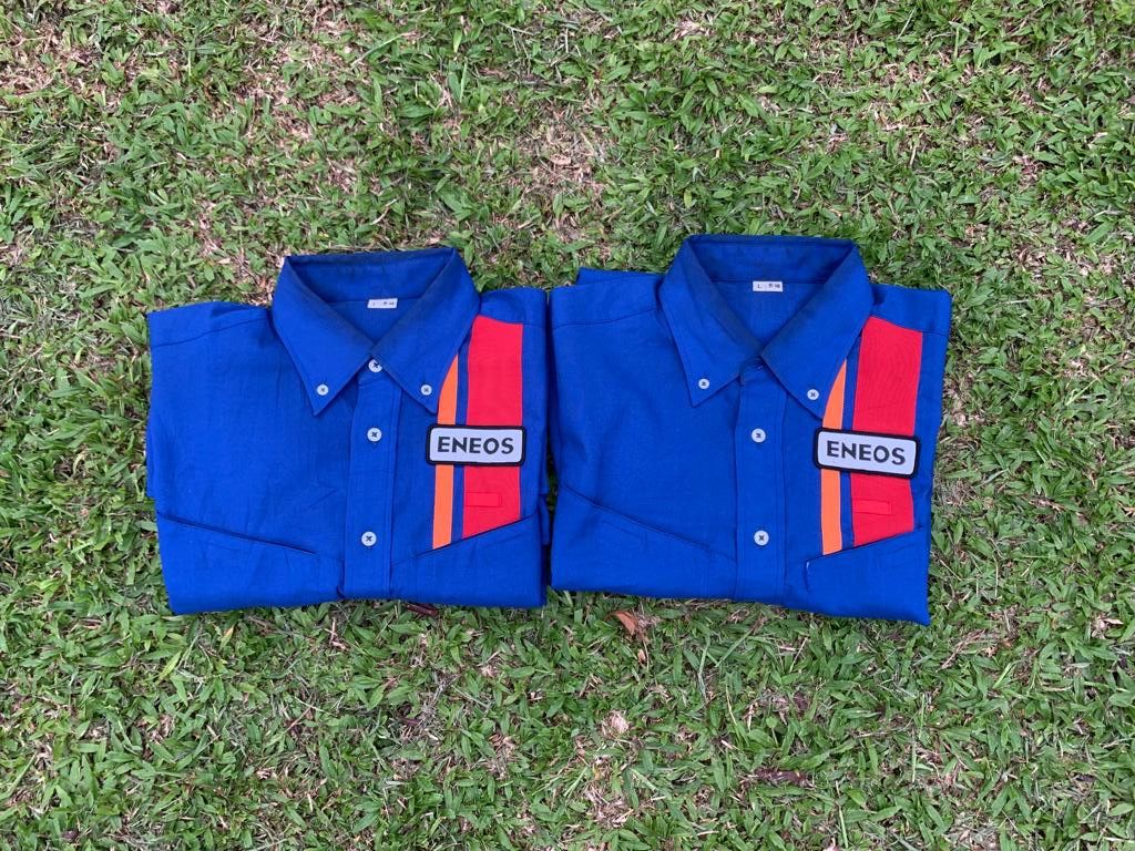 Japanese Brand × Vintage Eneos Long Sleeve Button up (bulk) Size US L / EU 52-54 / 3 - 1 Thumbnail
