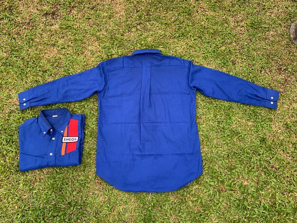 Japanese Brand × Vintage Eneos Long Sleeve Button up (bulk) Size US L / EU 52-54 / 3 - 6 Thumbnail