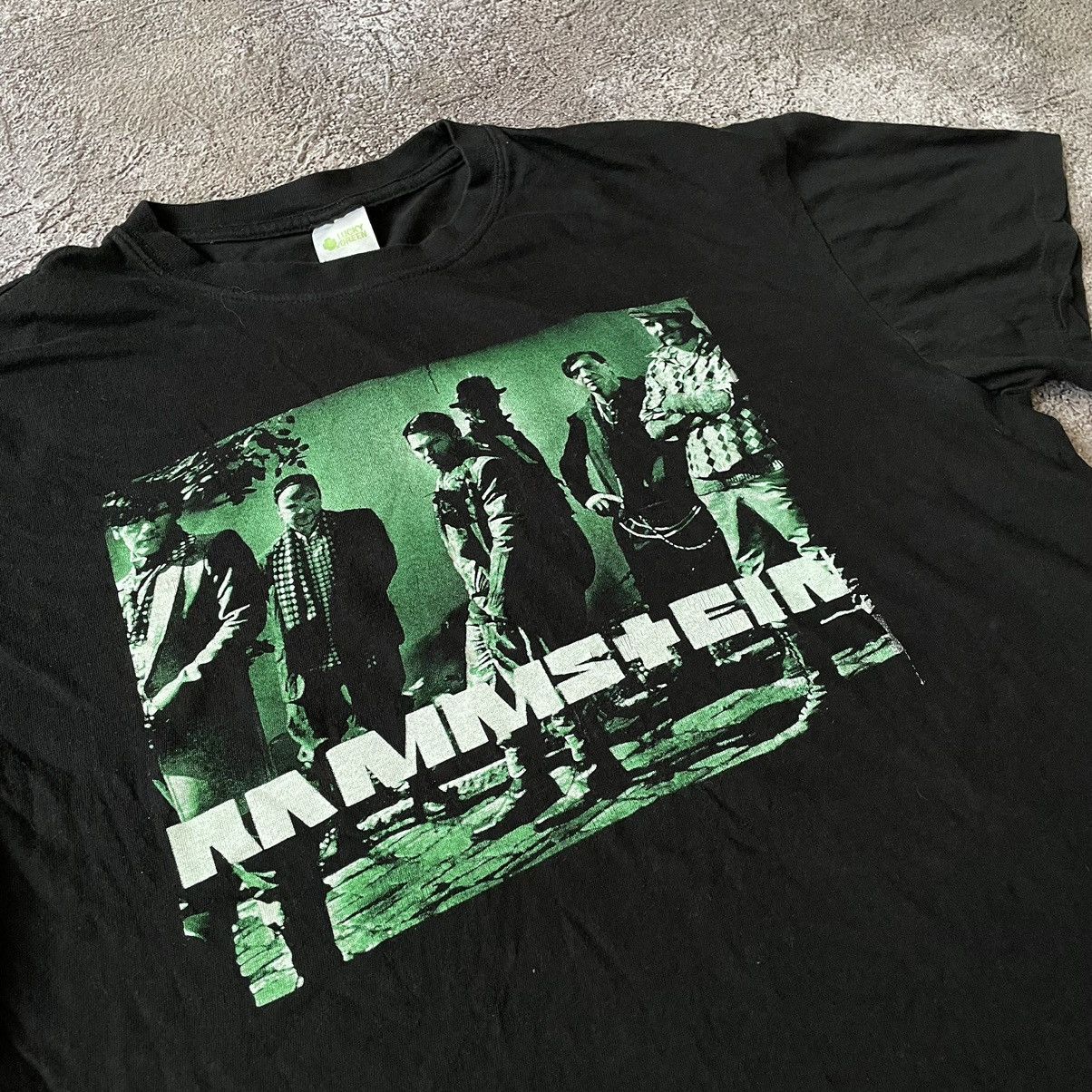 Vintage Vintage Y2K Rammstein Graphic Tee Band Punk Grunge Boxy L Size US L / EU 52-54 / 3 - 6 Thumbnail