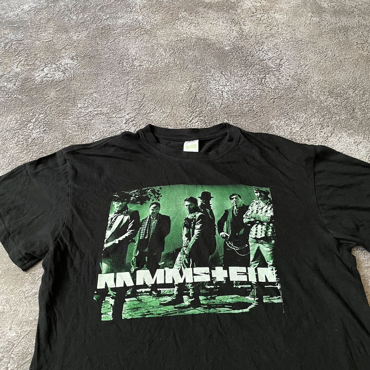 Vintage Vintage Y2K Rammstein Graphic Tee Band Punk Grunge Boxy L Size US L / EU 52-54 / 3 - 5 Thumbnail