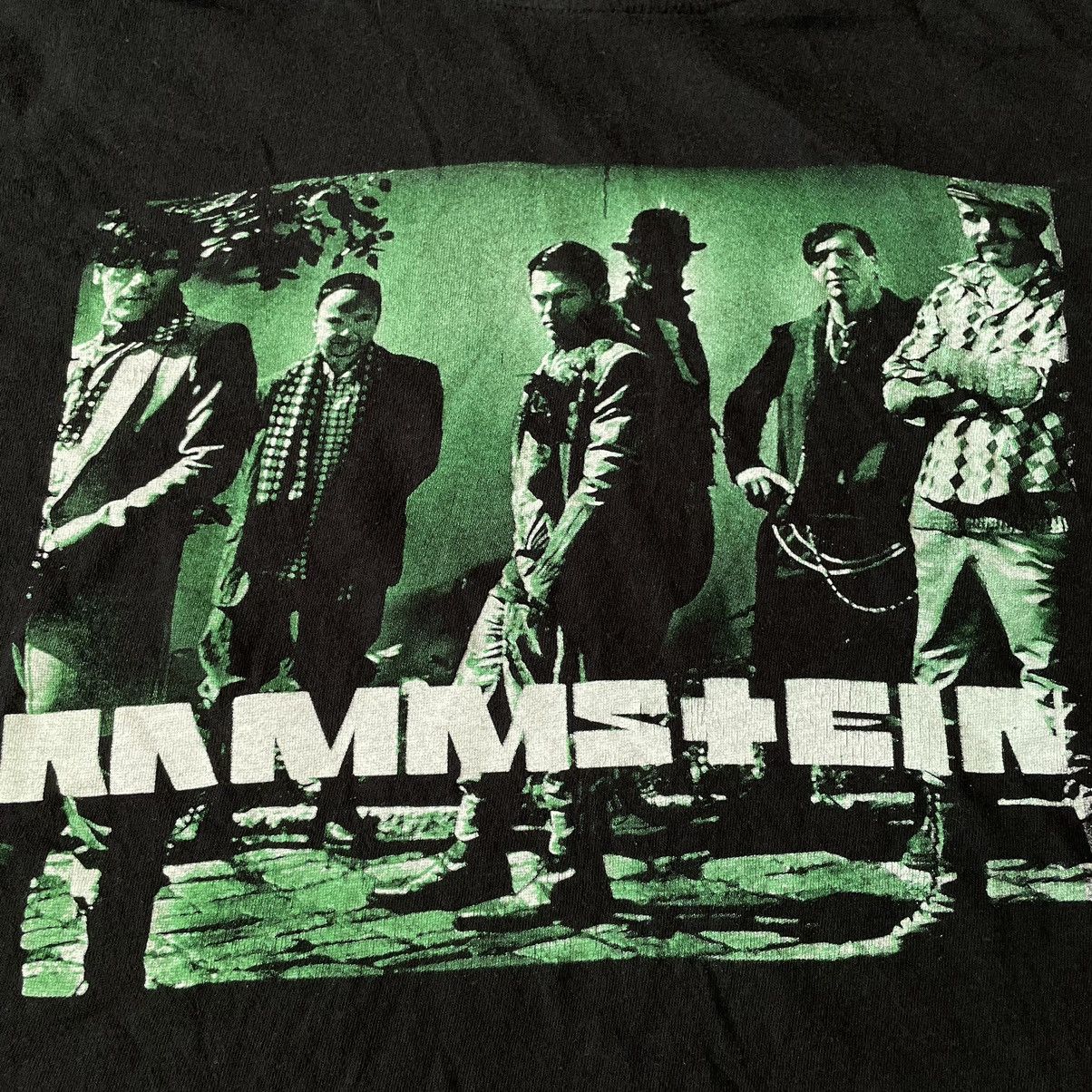 Vintage Vintage Y2K Rammstein Graphic Tee Band Punk Grunge Boxy L Size US L / EU 52-54 / 3 - 7 Thumbnail
