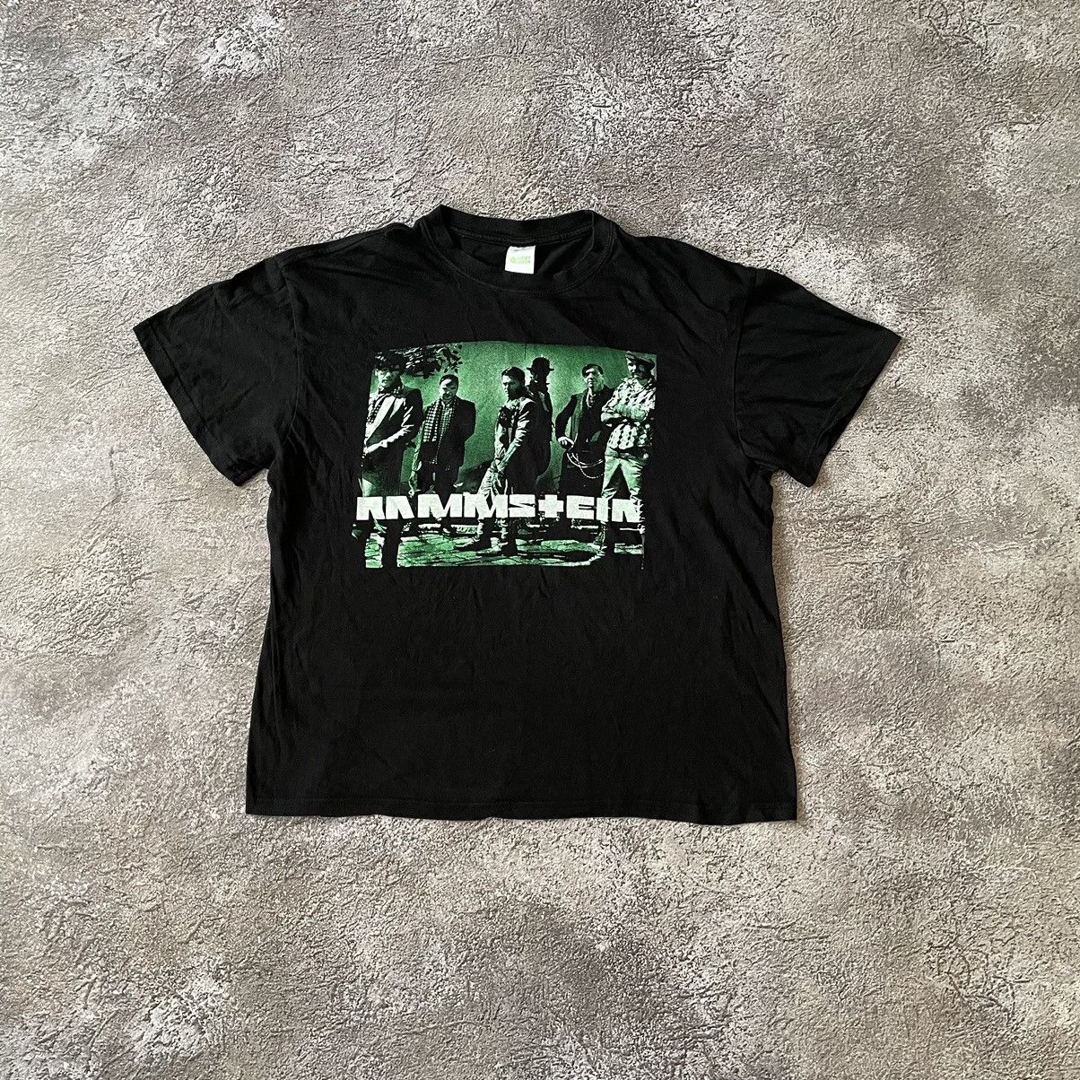 Vintage Vintage Y2K Rammstein Graphic Tee Band Punk Grunge Boxy L Size US L / EU 52-54 / 3 - 2 Thumbnail