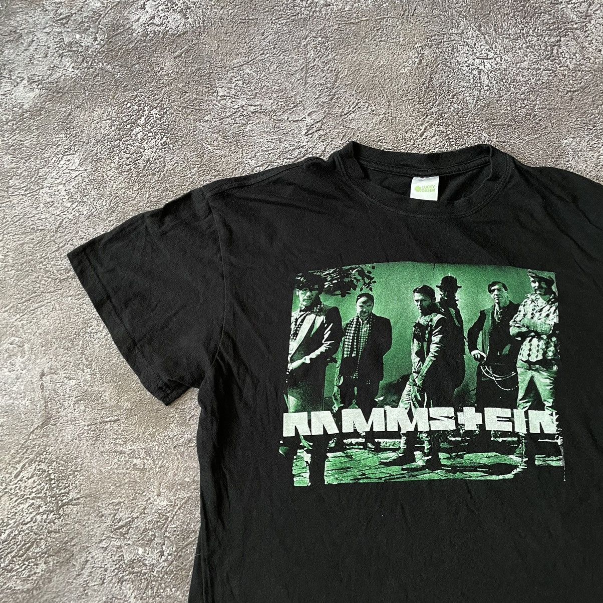 Vintage Vintage Y2K Rammstein Graphic Tee Band Punk Grunge Boxy L Size US L / EU 52-54 / 3 - 4 Thumbnail