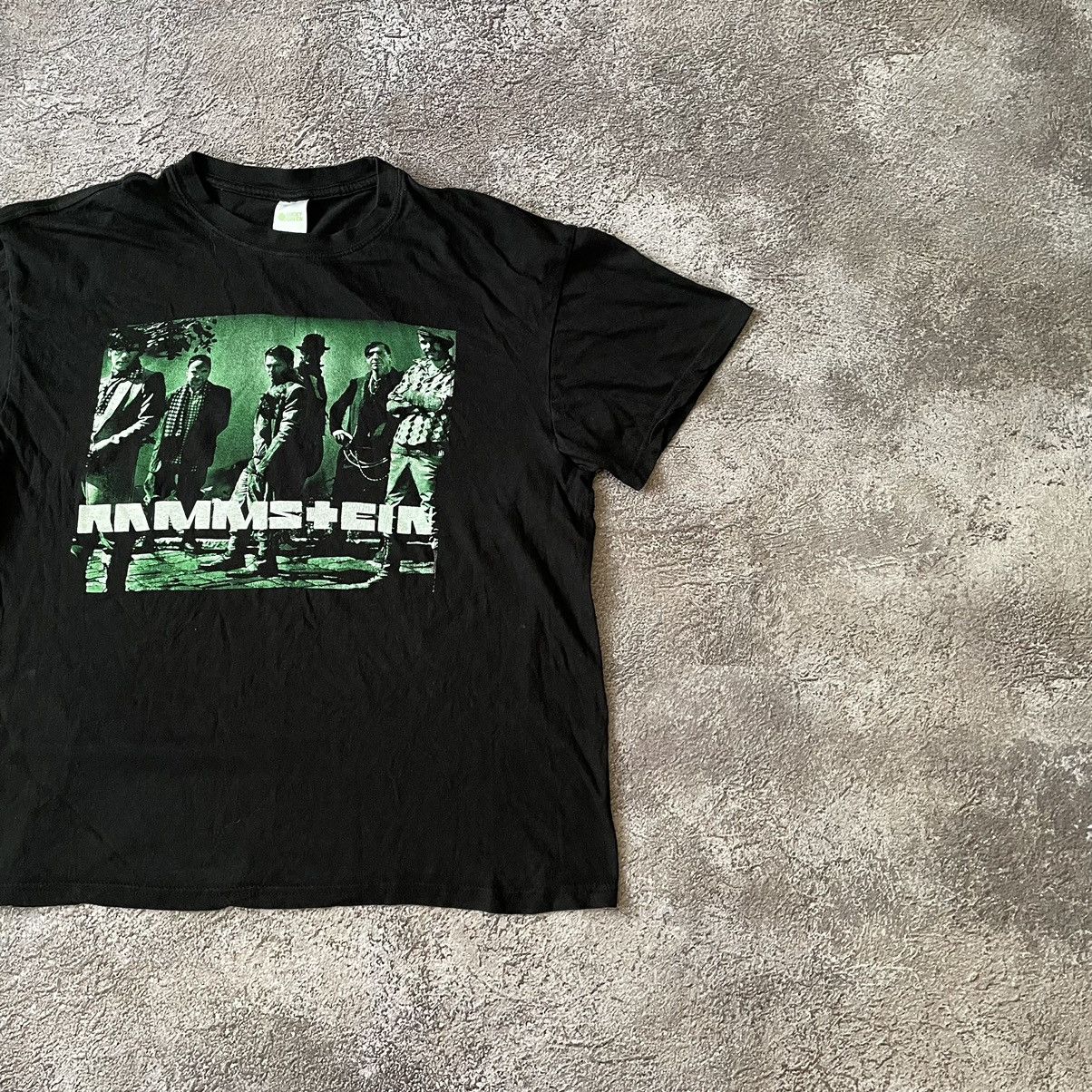 Vintage Vintage Y2K Rammstein Graphic Tee Band Punk Grunge Boxy L Size US L / EU 52-54 / 3 - 3 Thumbnail
