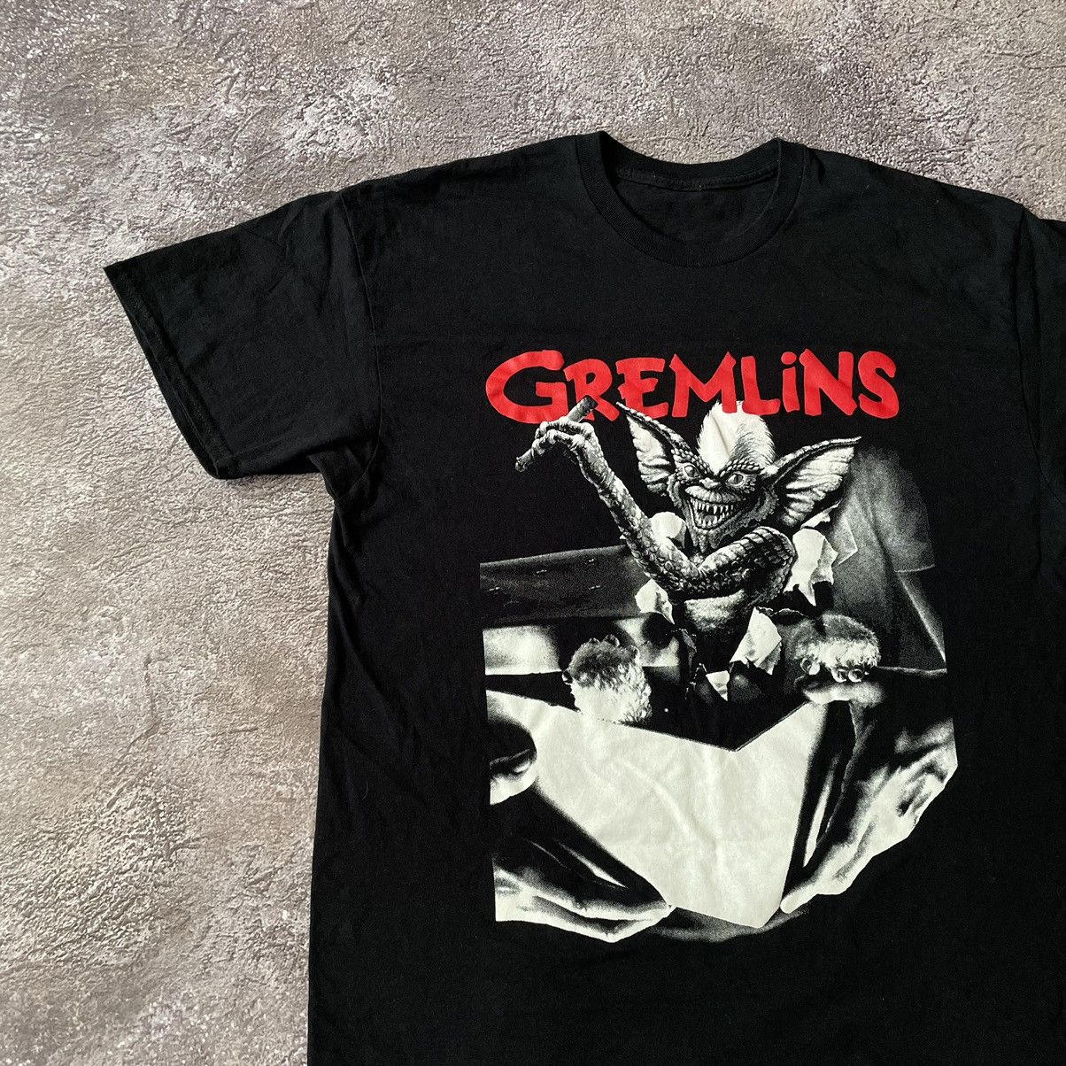 Band Tees Vintage Y2K SKELETON GREMLINS DEAD FACE Skulls Horror Tee Size US XL / EU 56 / 4 - 4 Thumbnail
