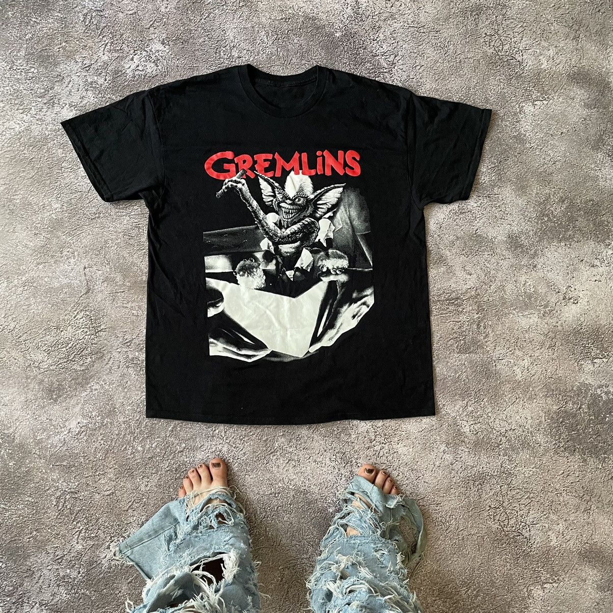 Band Tees Vintage Y2K SKELETON GREMLINS DEAD FACE Skulls Horror Tee Size US XL / EU 56 / 4 - 1 Thumbnail