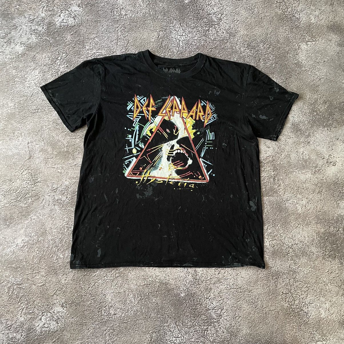 Vintage Vintage 90s Def Leppard Graphic Tee Sun Faded Grunge Boxy XL Size US XL / EU 56 / 4 - 2 Thumbnail