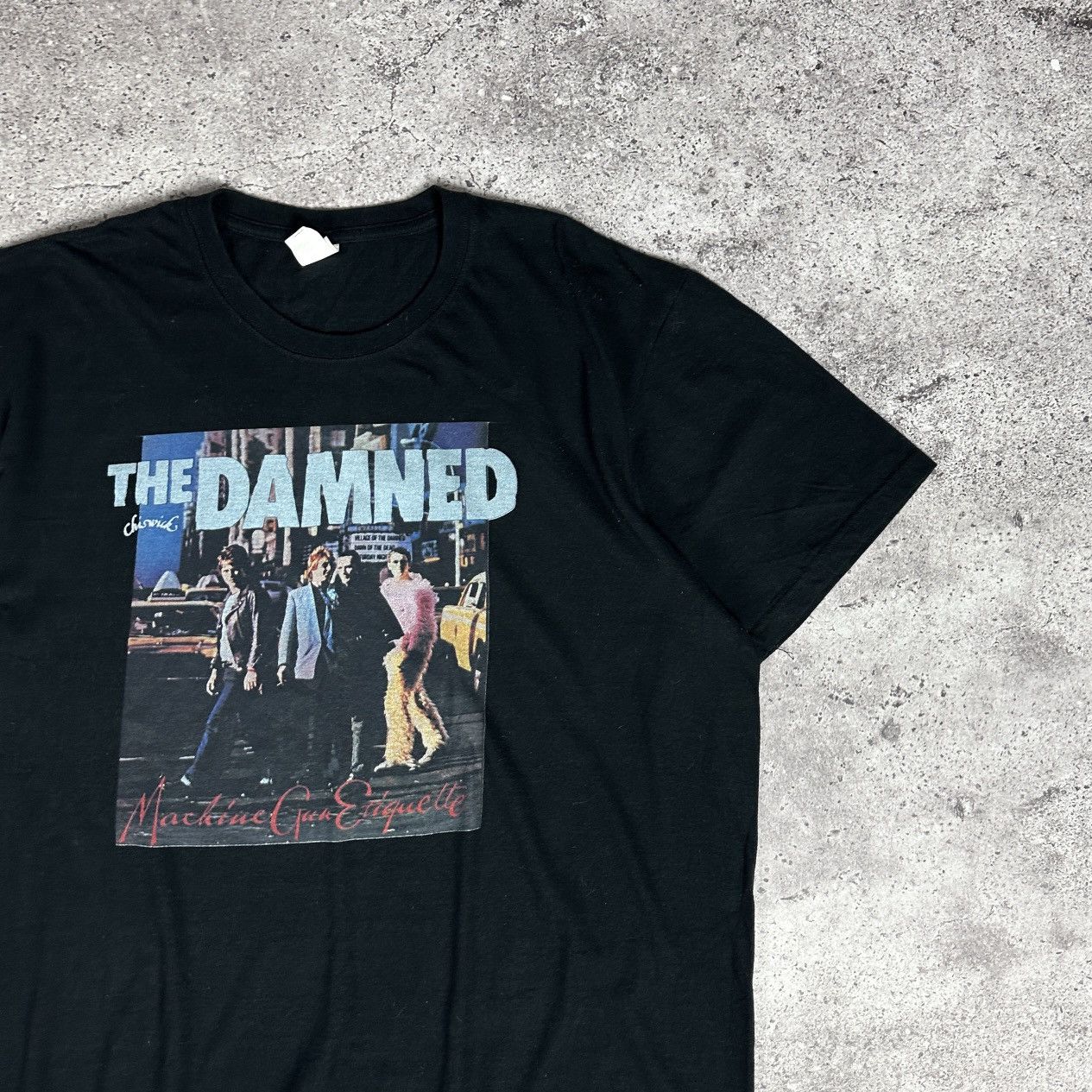 Band Tees Vintage 00s The Damned Machine Gun Etiquette Rock tee OG y2k Size US XXL / EU 58 / 5 - 2 Thumbnail