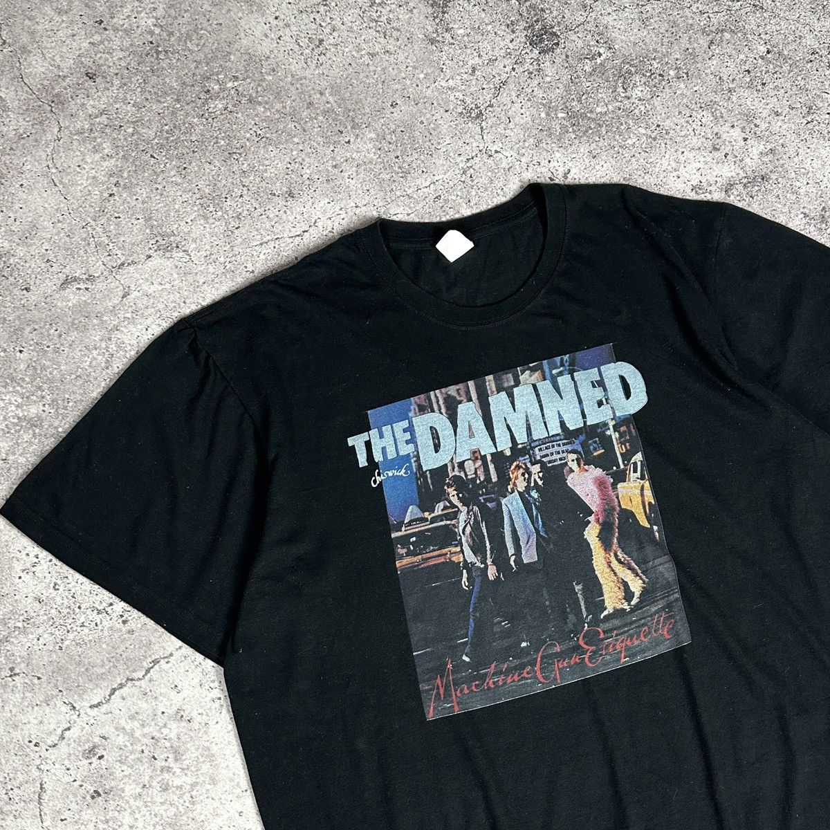 Band Tees Vintage 00s The Damned Machine Gun Etiquette Rock tee OG y2k Size US XXL / EU 58 / 5 - 3 Thumbnail