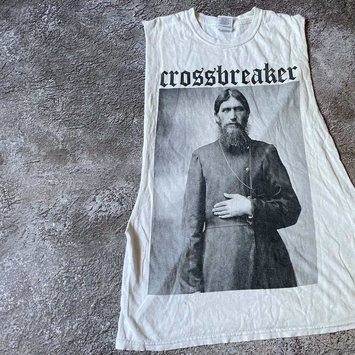 Band Tees Vintage Y2K SKELETON CROSSBREAKER FACE Skulls Horror Tee Size US L / EU 52-54 / 3 - 4 Thumbnail