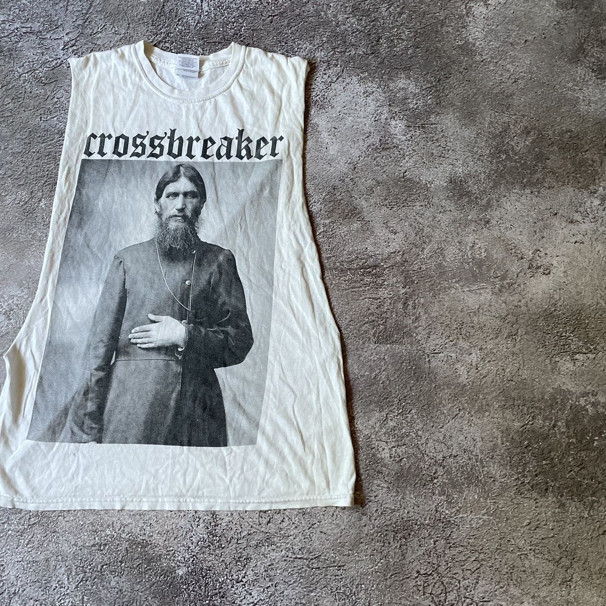 Band Tees Vintage Y2K SKELETON CROSSBREAKER FACE Skulls Horror Tee Size US L / EU 52-54 / 3 - 3 Thumbnail