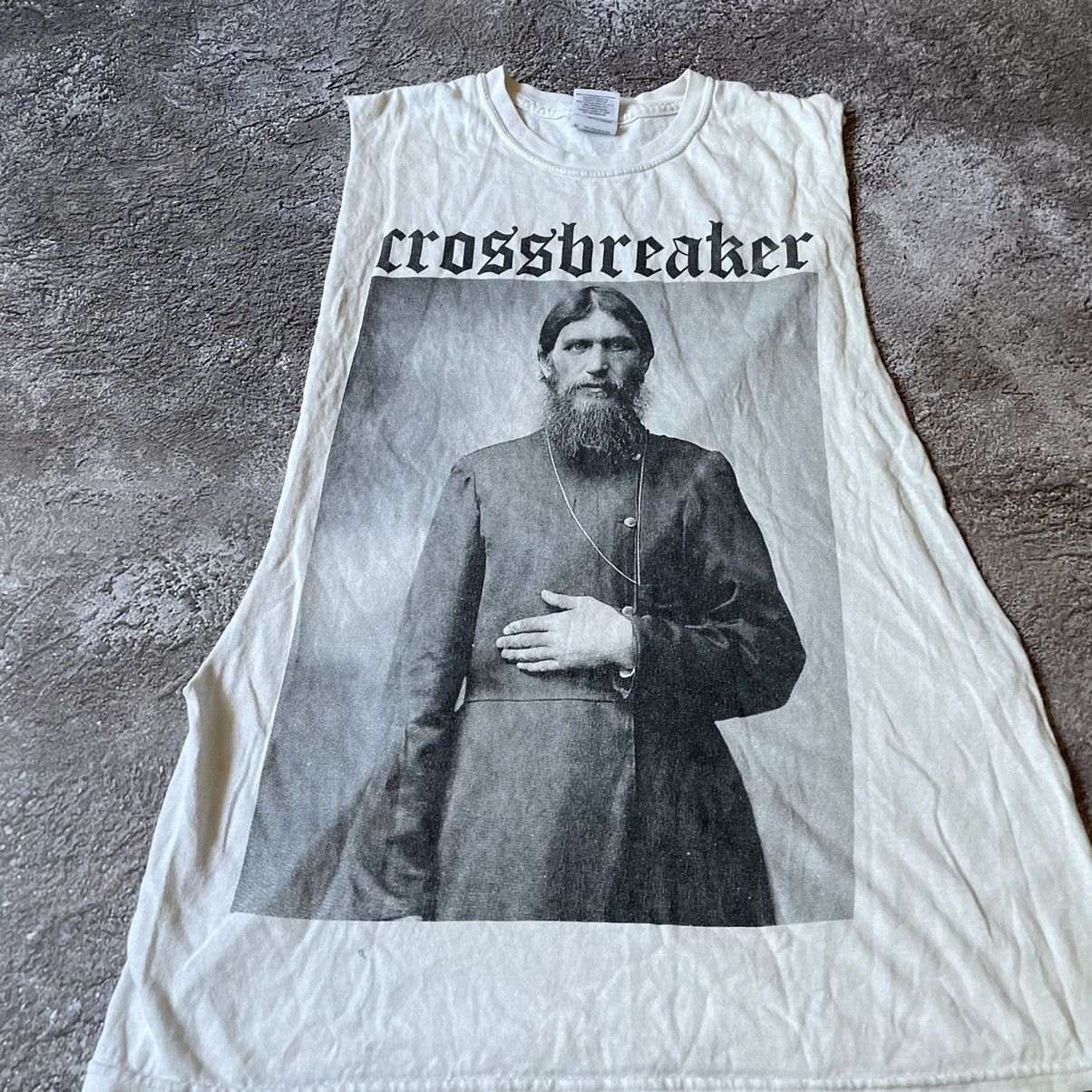Band Tees Vintage Y2K SKELETON CROSSBREAKER FACE Skulls Horror Tee Size US L / EU 52-54 / 3 - 5 Thumbnail