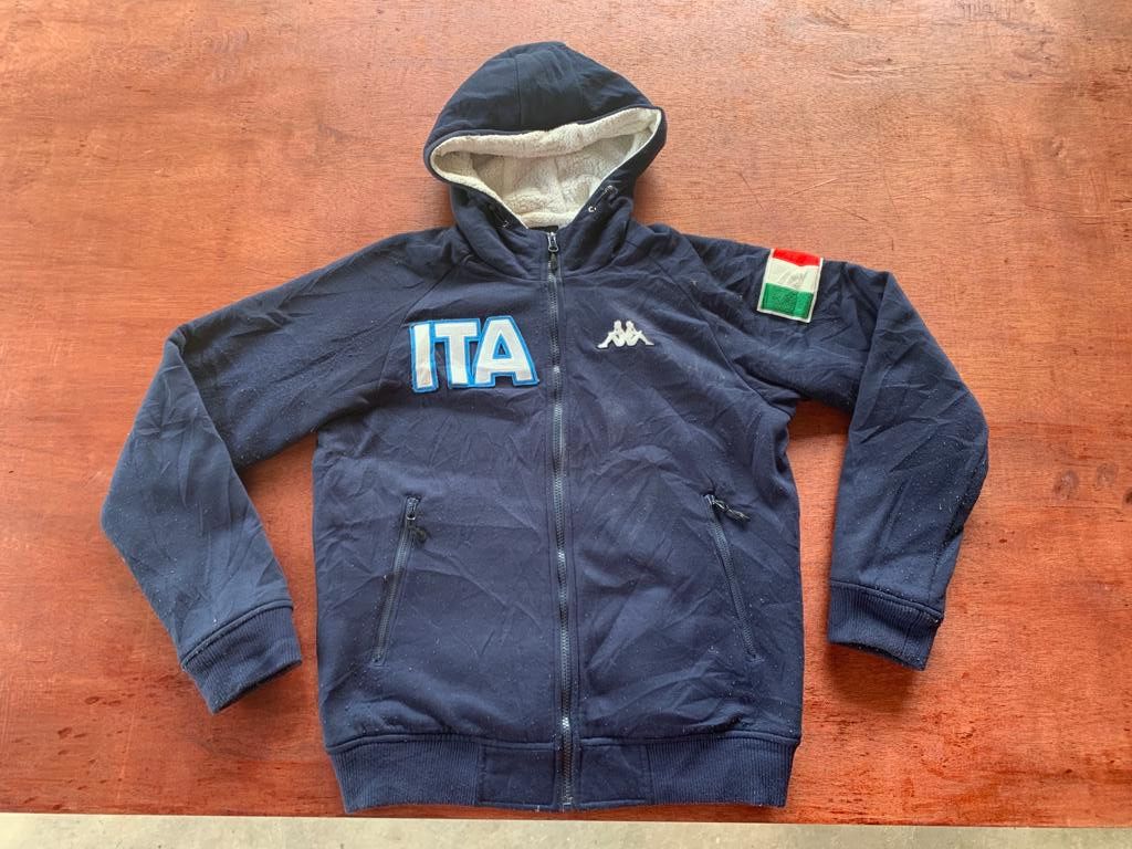 Kappa Vintage Kappa Hoodie Fleece Size US L / EU 52-54 / 3 - 3 Thumbnail