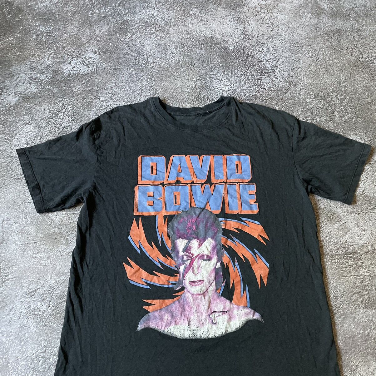 Vintage Vintage Y2K David Bowie Graphic Tee Sun Faded Grunge Baggy L Size US L / EU 52-54 / 3 - 5 Thumbnail