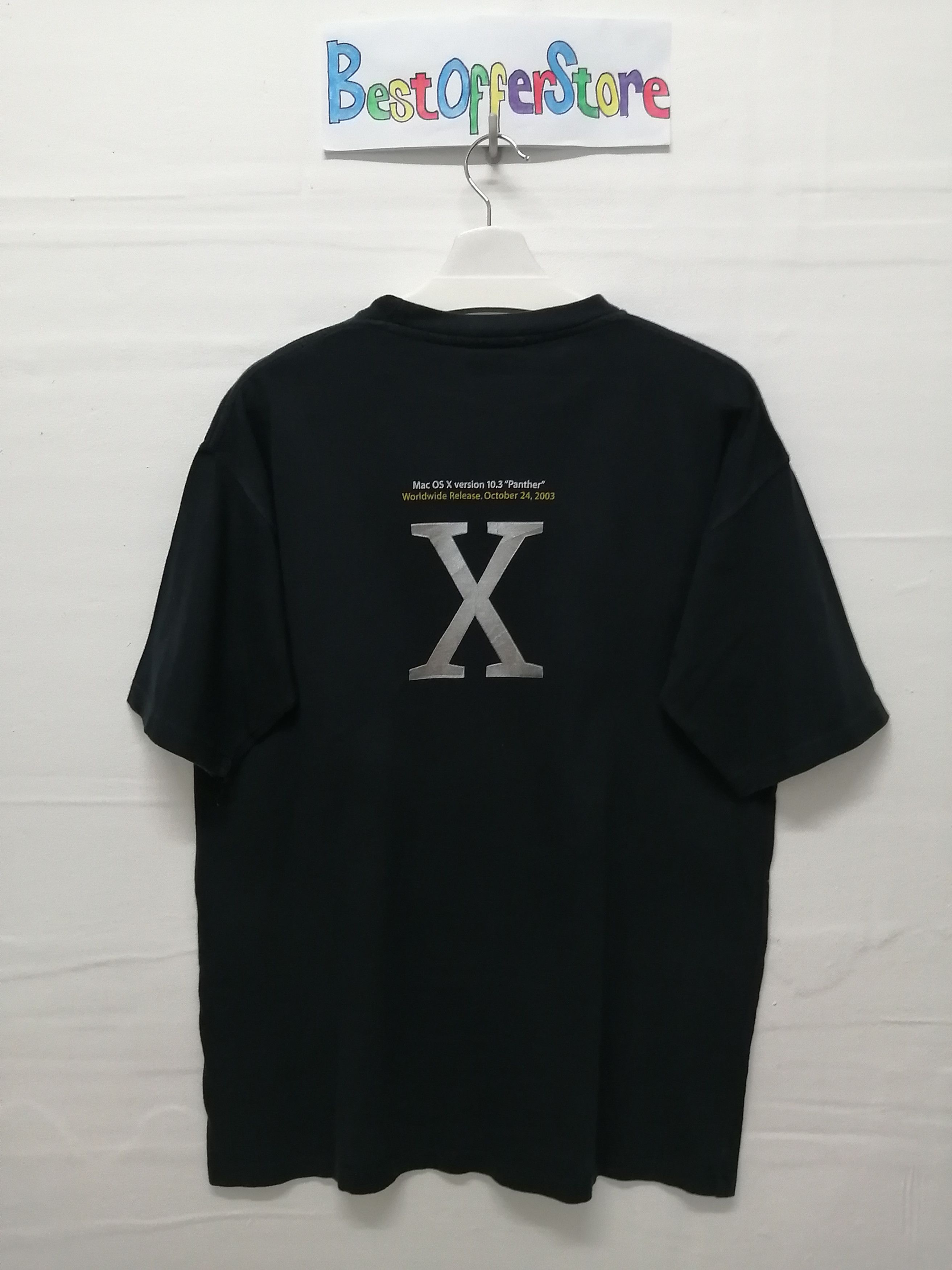 Microsoft Vintage 2003 Mac OS X Version 10.3 "Panther" Tee Size US M / EU 48-50 / 2 - 5 Thumbnail