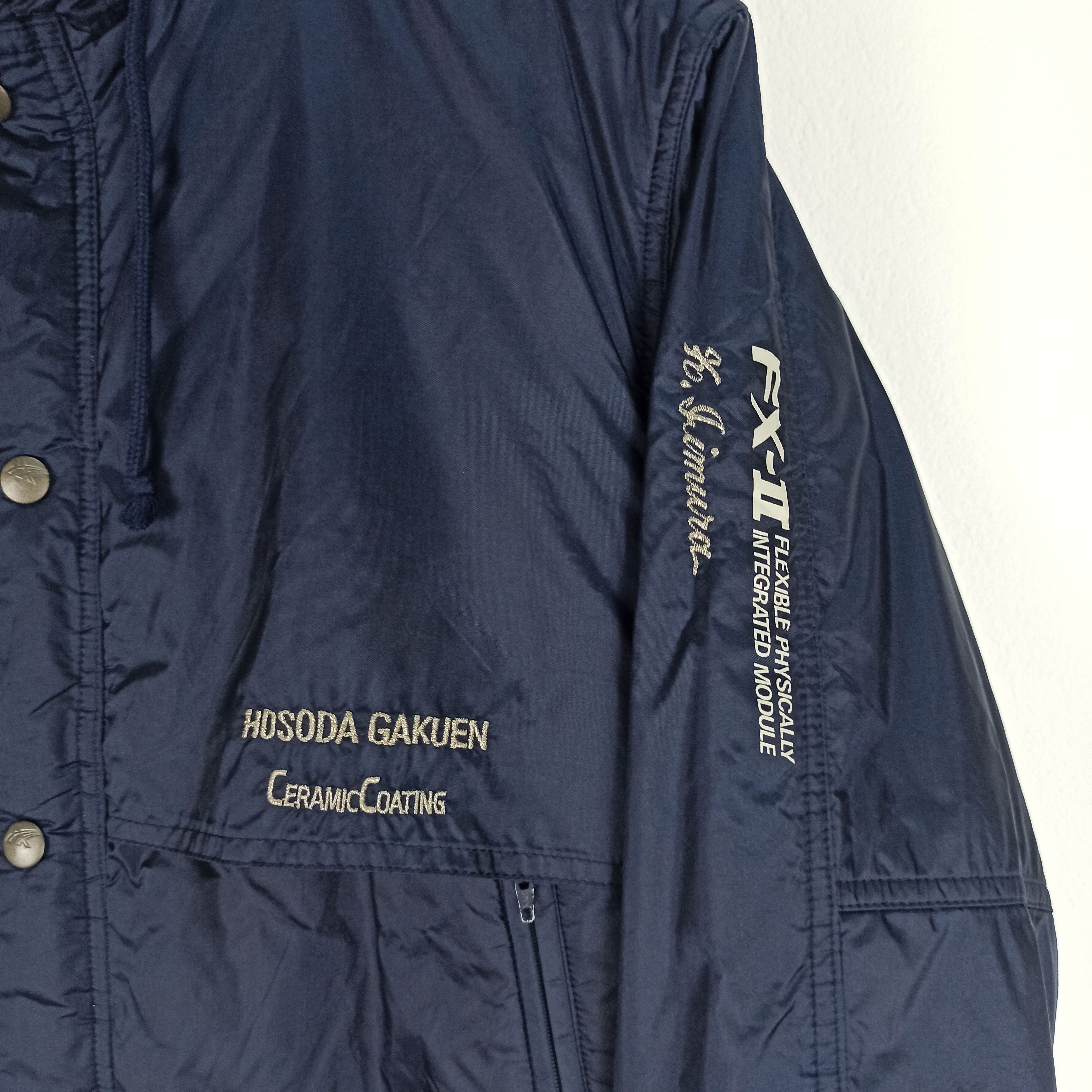 Asics Rare🔥 ASICS Recorder Bomber Jacket Hoodie Japan Size US L / EU 52-54 / 3 - 3 Thumbnail