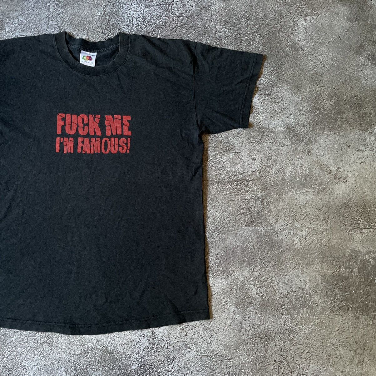Vintage Vintage Y2K Graphic Tee Statement Print Streetwear Black L Size US L / EU 52-54 / 3 - 3 Thumbnail