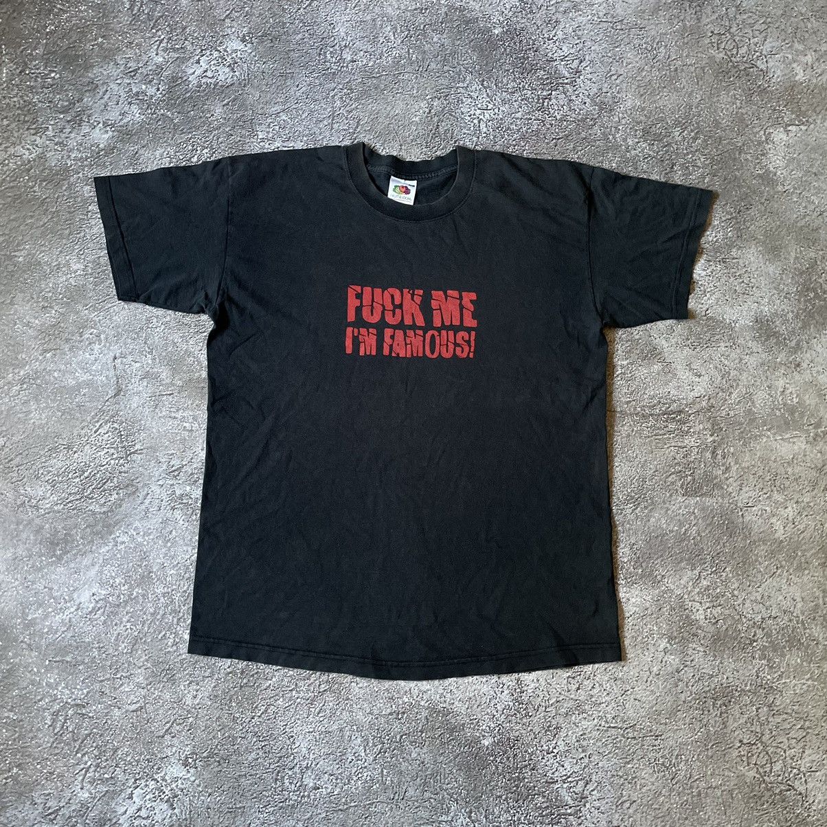 Vintage Vintage Y2K Graphic Tee Statement Print Streetwear Black L Size US L / EU 52-54 / 3 - 2 Thumbnail