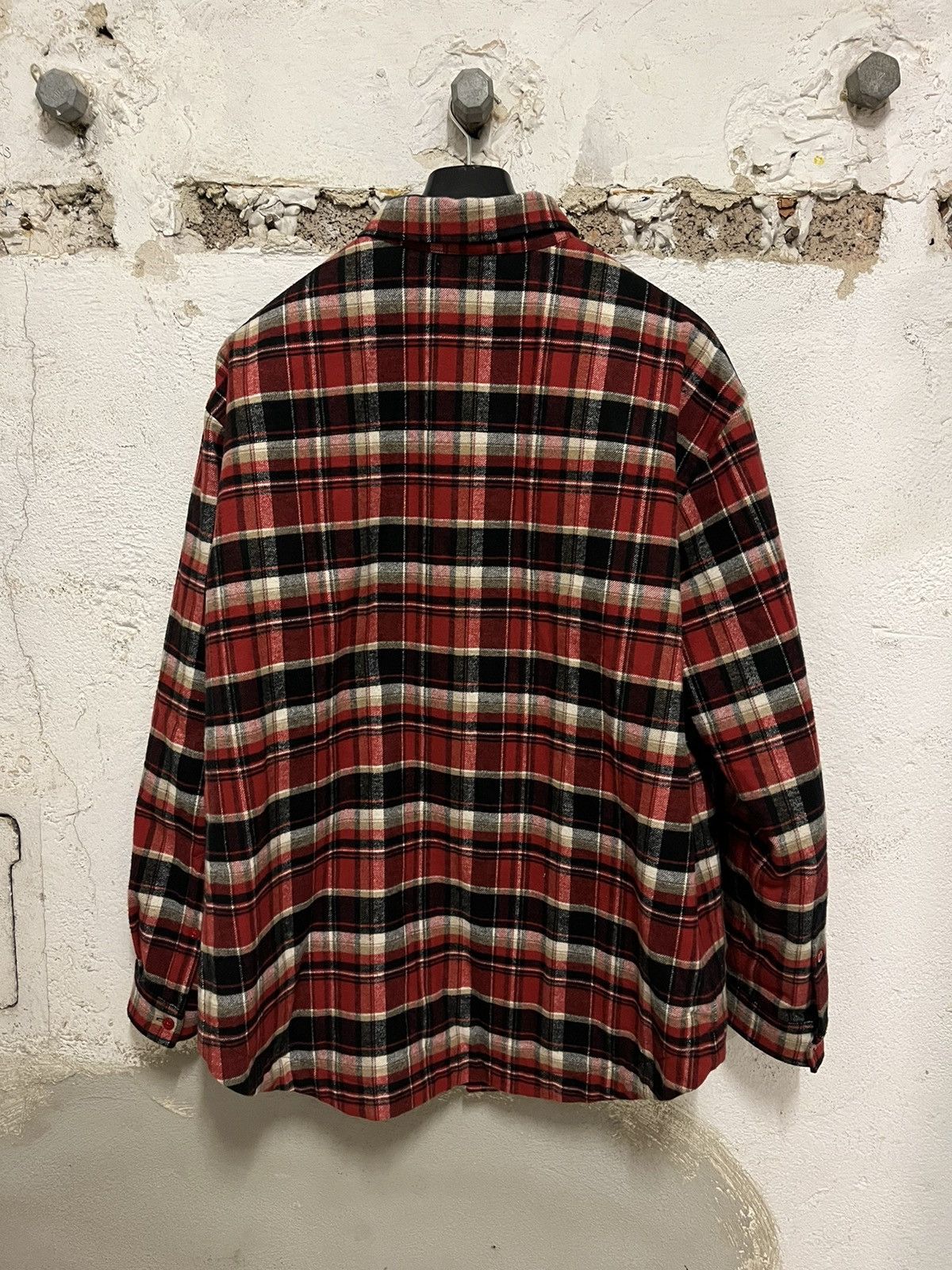 Balenciaga Checked Flannel Padded Shirt Jacket Size US XL / EU 56 / 4 - 2 Thumbnail