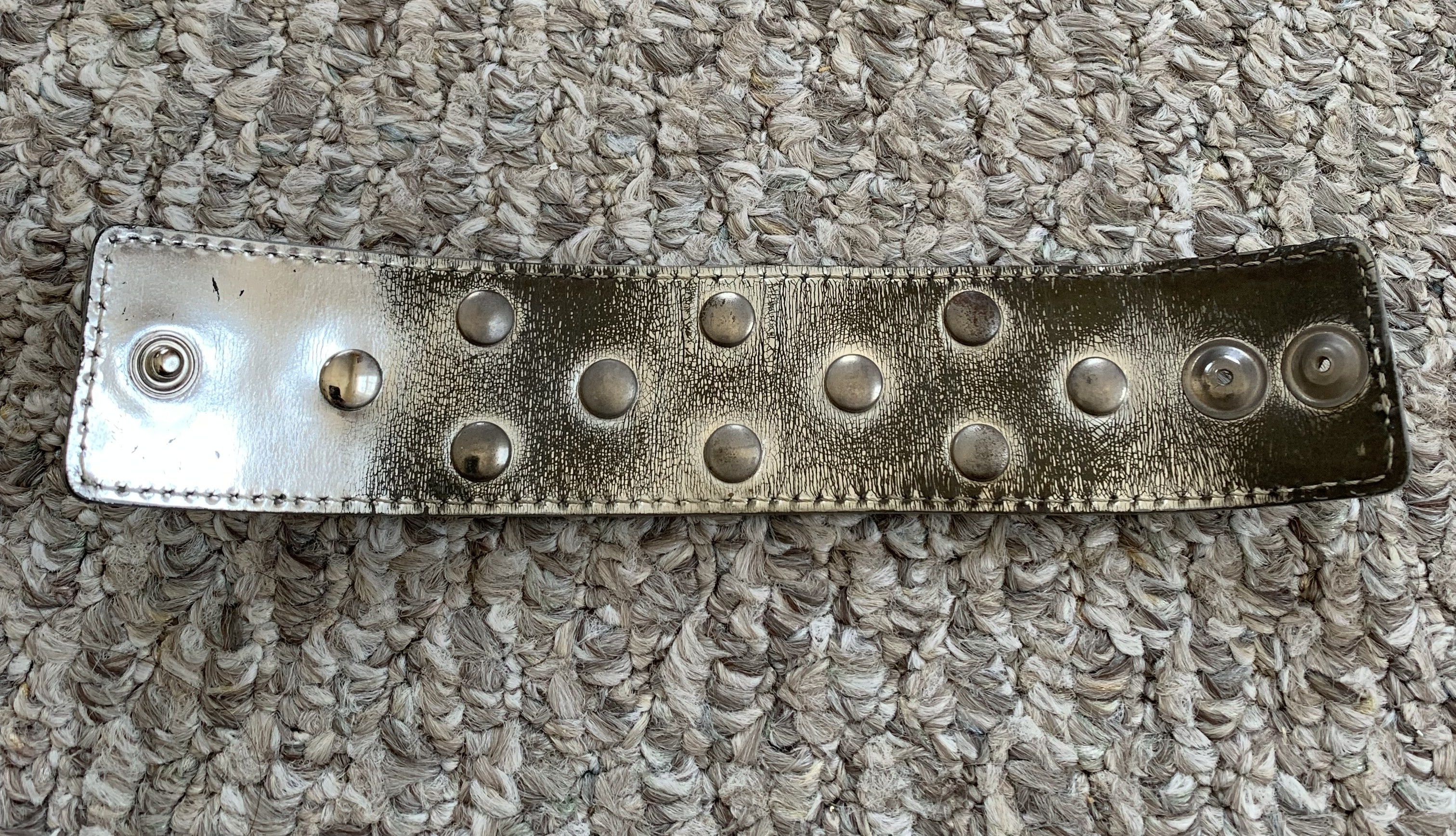 Vivienne Westwood S/S 2003 Vivienne Westwood Studded Leather Orb Bracelet Size ONE SIZE - 4 Thumbnail