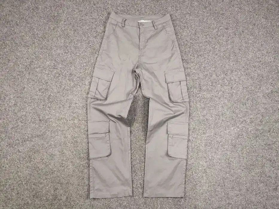 Japanese Brand Vintage 90's Japanese Bondage Zip Bootcut Gray Cargo Pants Size US 30 / EU 46 - 5 Thumbnail