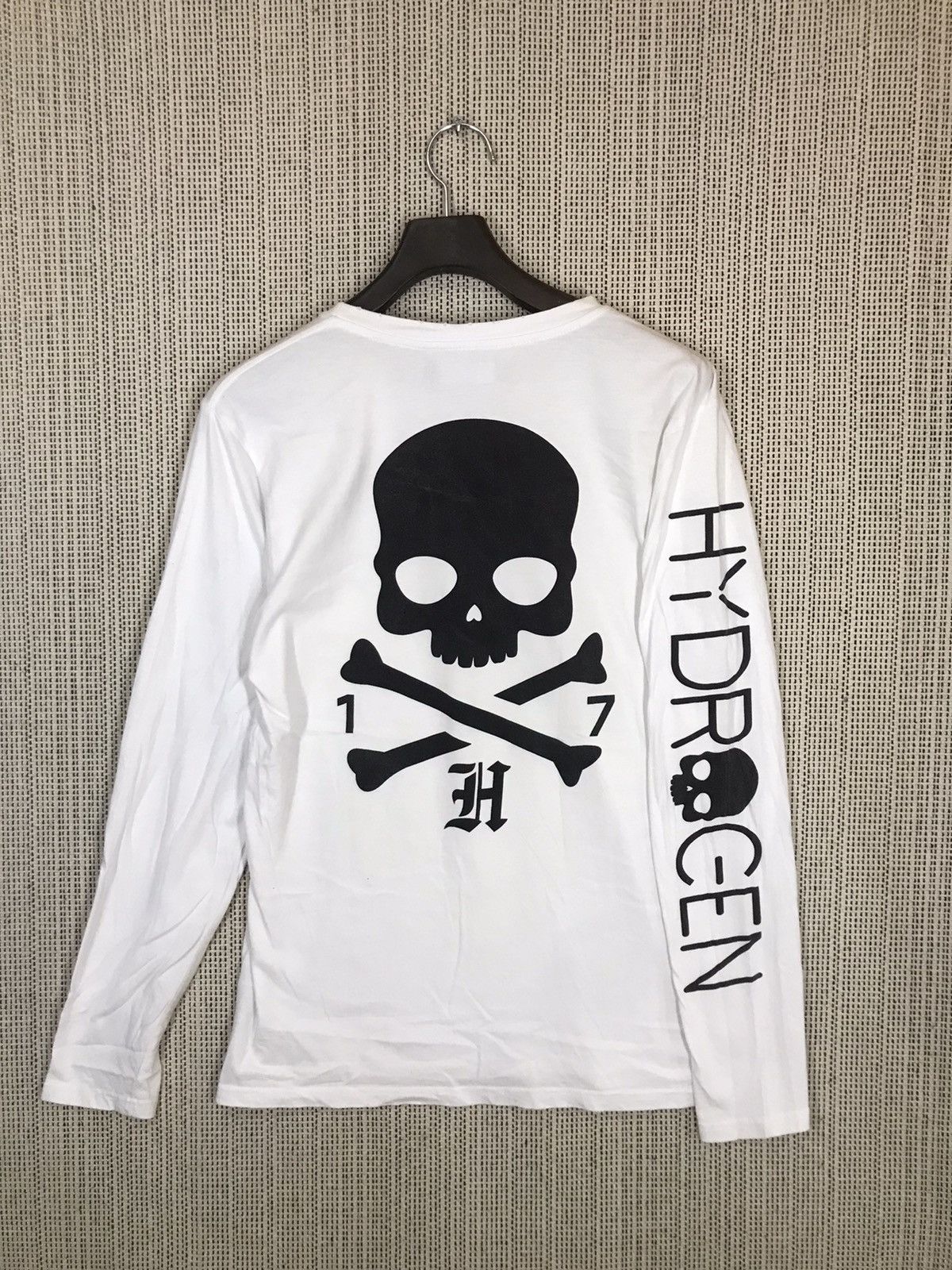 HYDROGEN ‼️HYDROGEN LONGSLEEVE TSHIRT BIGLOGO SPELLOUT VERY RARE‼️ Size US XL / EU 56 / 4 - 1 Thumbnail