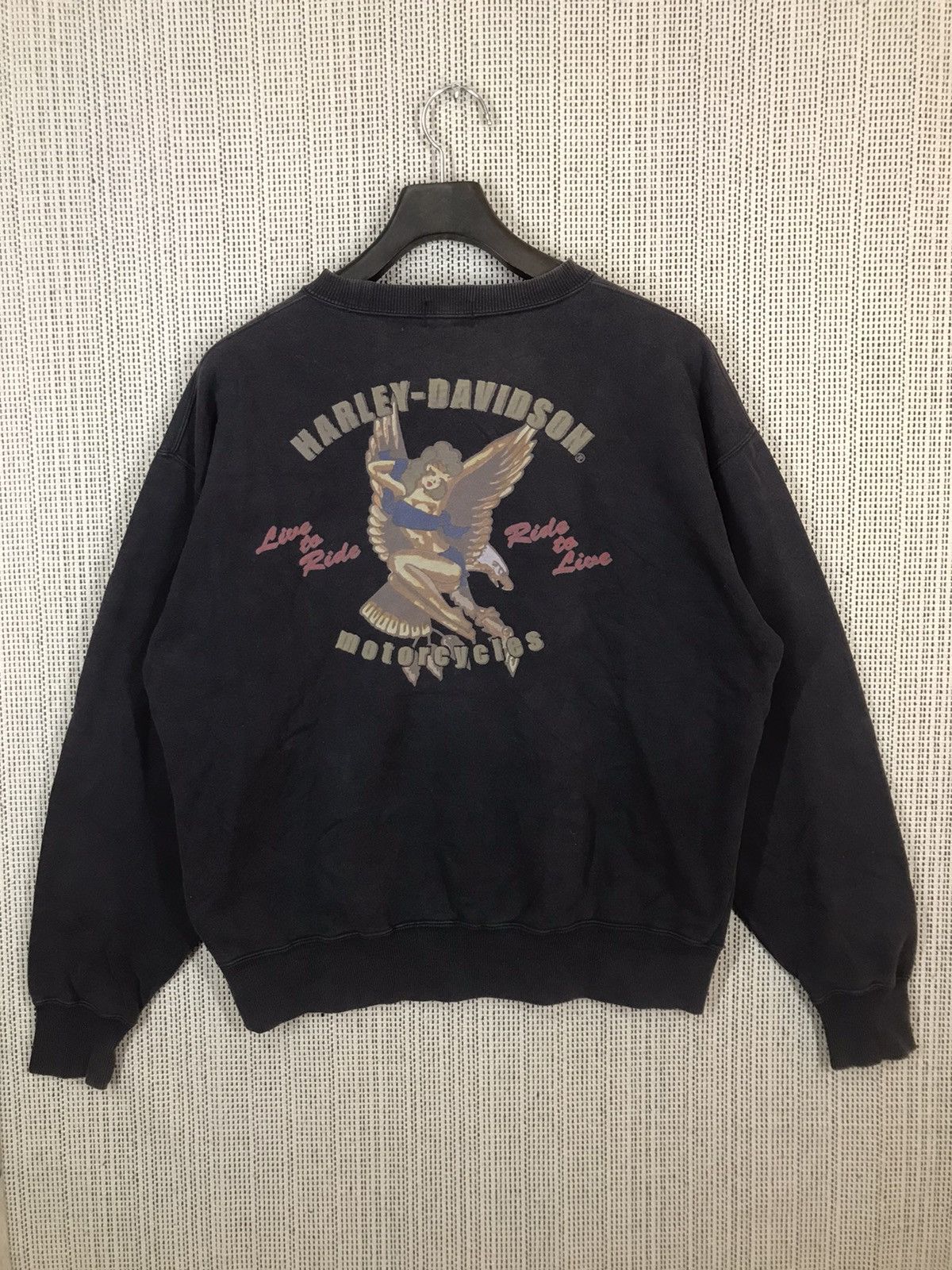 Harley Davidson × Vintage ‼️VTG HARLEY DAVIDSON MOTORCYCLES SWEATSHIRT‼️ Size US XL / EU 56 / 4 - 1 Thumbnail