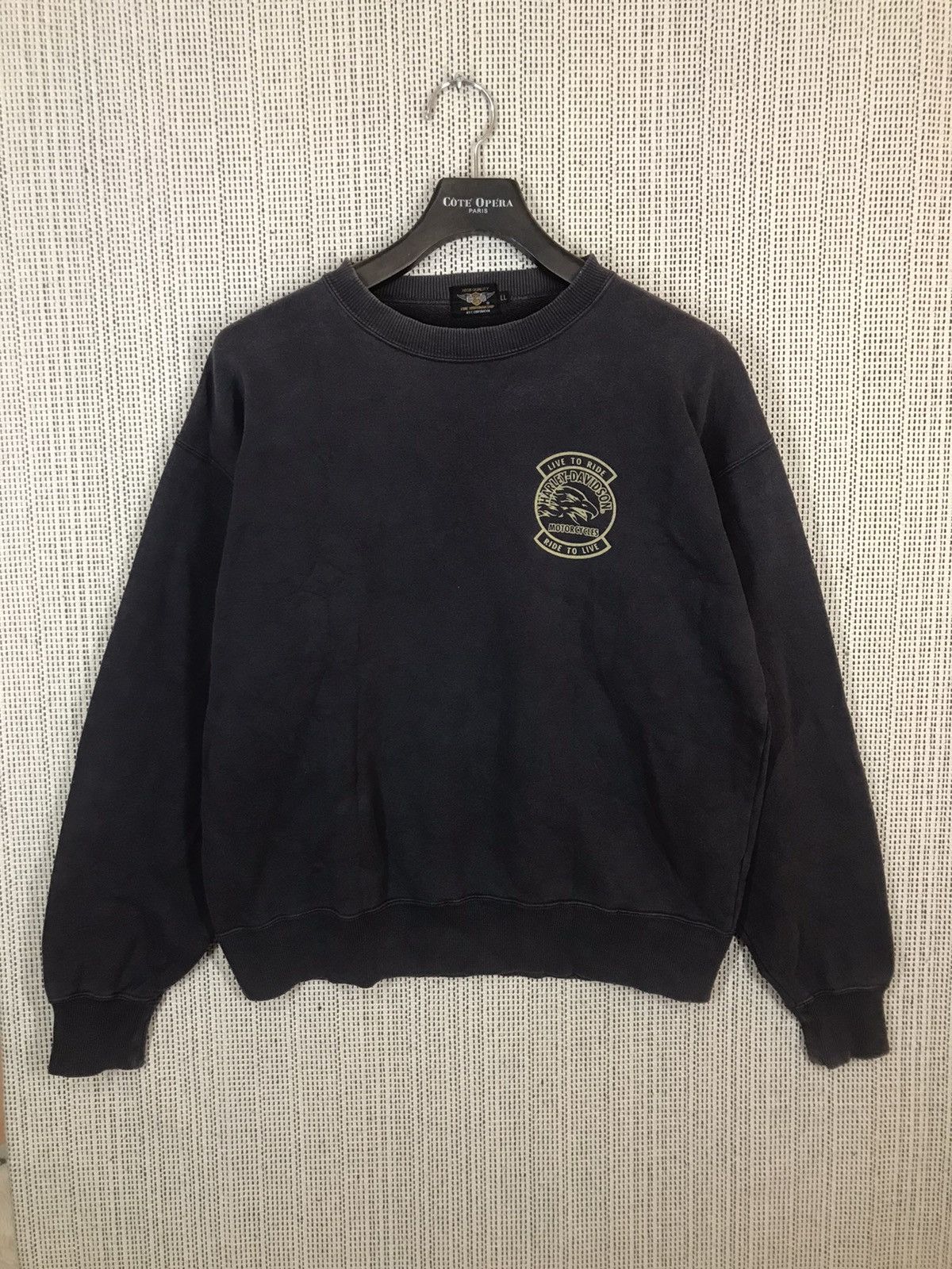 Harley Davidson × Vintage ‼️VTG HARLEY DAVIDSON MOTORCYCLES SWEATSHIRT‼️ Size US XL / EU 56 / 4 - 2 Thumbnail