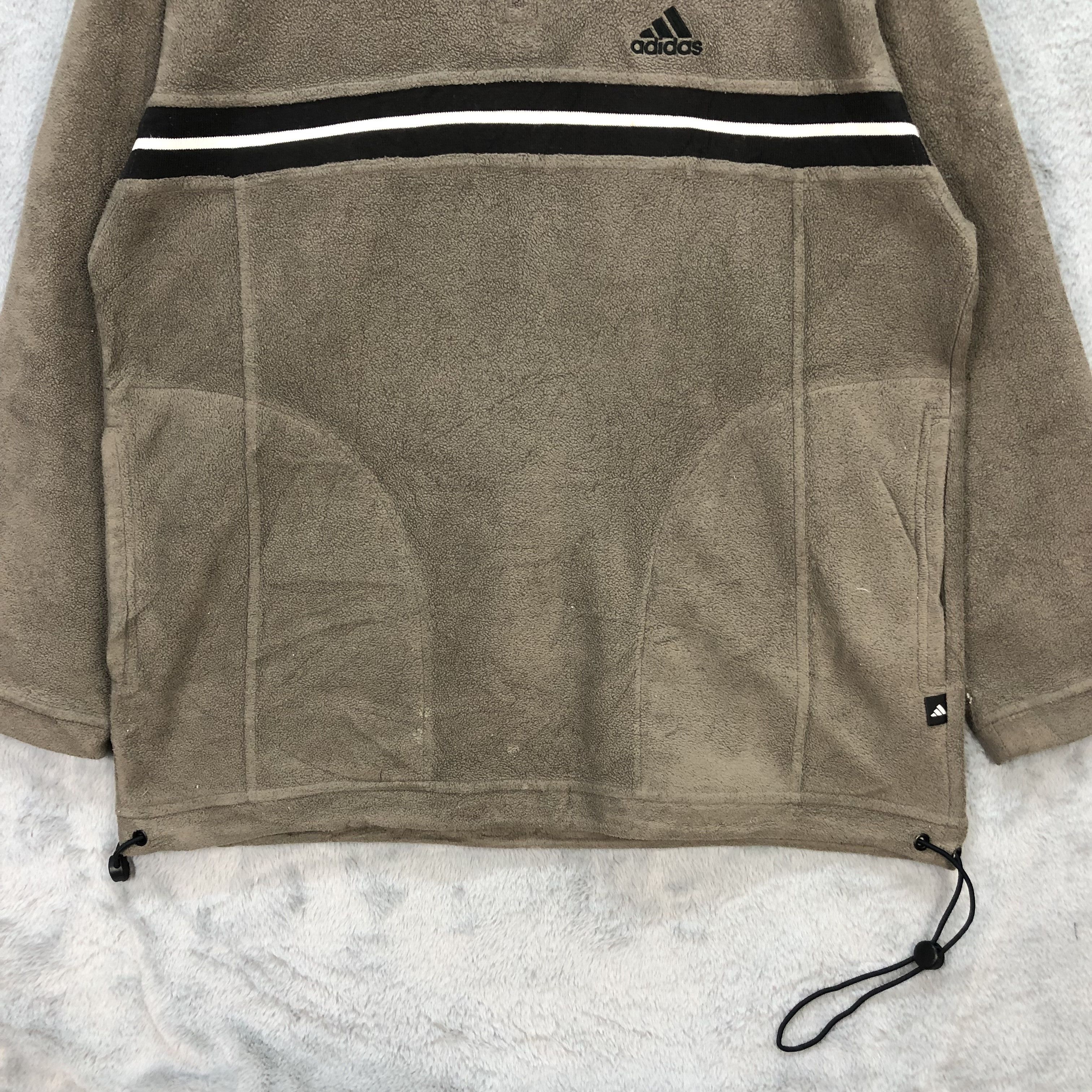 Adidas Vintage 90's Adidas Turtle Neck Pullover Fleece #5689-202 Size US L / EU 52-54 / 3 - 4 Thumbnail
