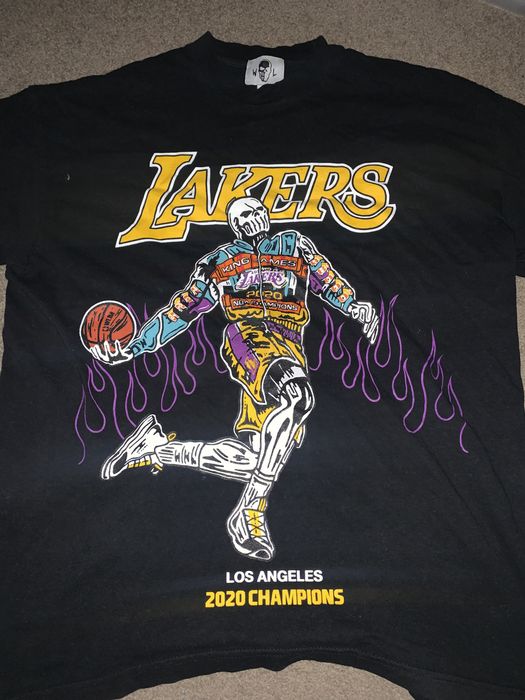 Warren Lotas King James Champ Lakers 2020 Championship T Shirt