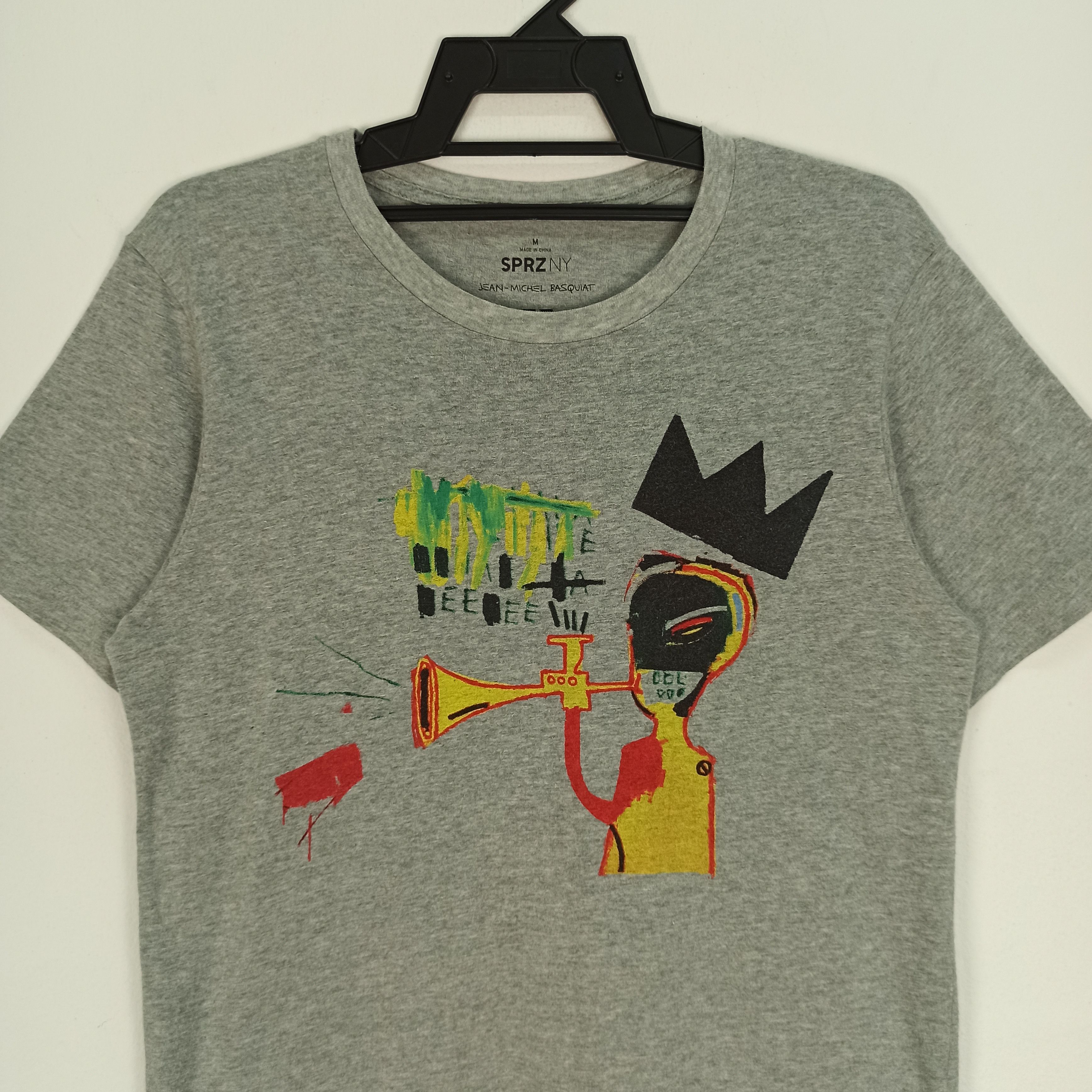 Jean-Michel Basquiat 🔥Rare🔥 Jean Michel Basquiat Art Uniqlo Tshirt Size US M / EU 48-50 / 2 - 2 Thumbnail