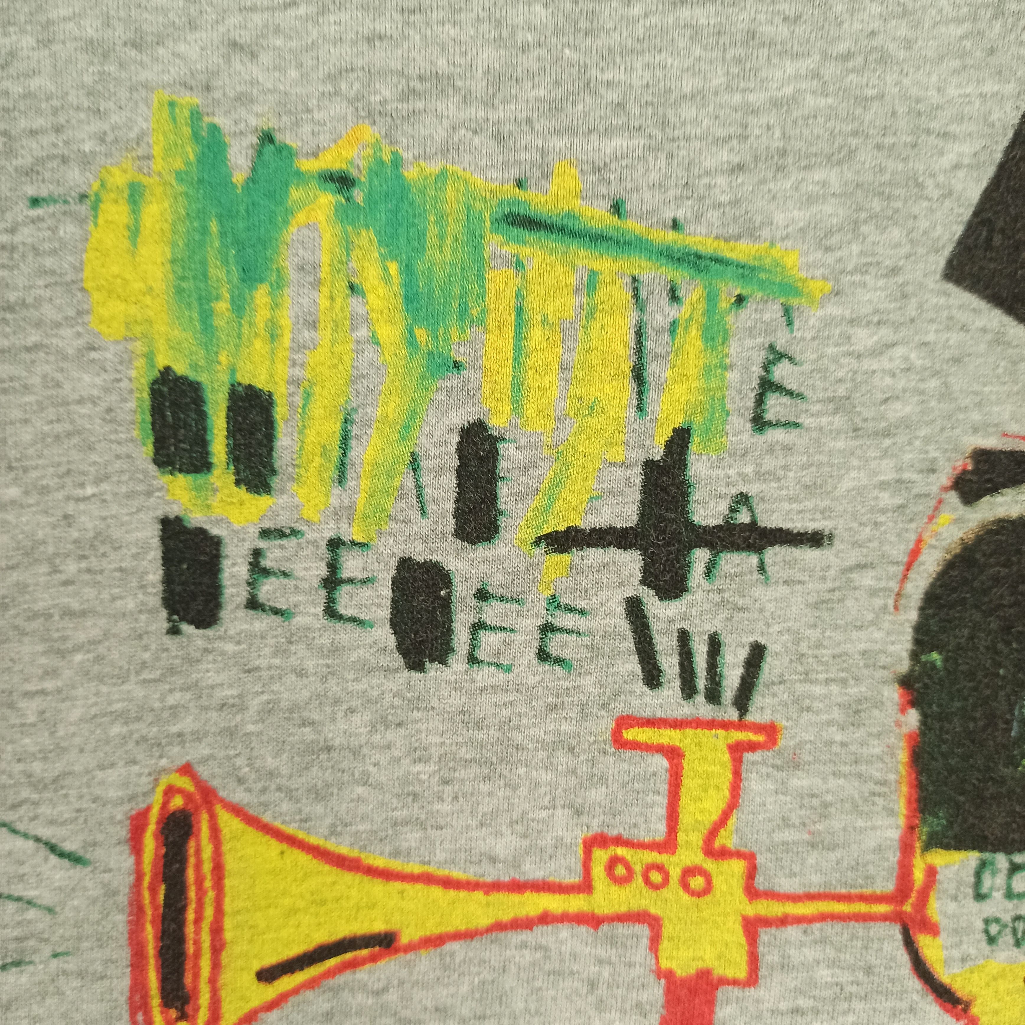 Jean-Michel Basquiat 🔥Rare🔥 Jean Michel Basquiat Art Uniqlo Tshirt Size US M / EU 48-50 / 2 - 4 Thumbnail