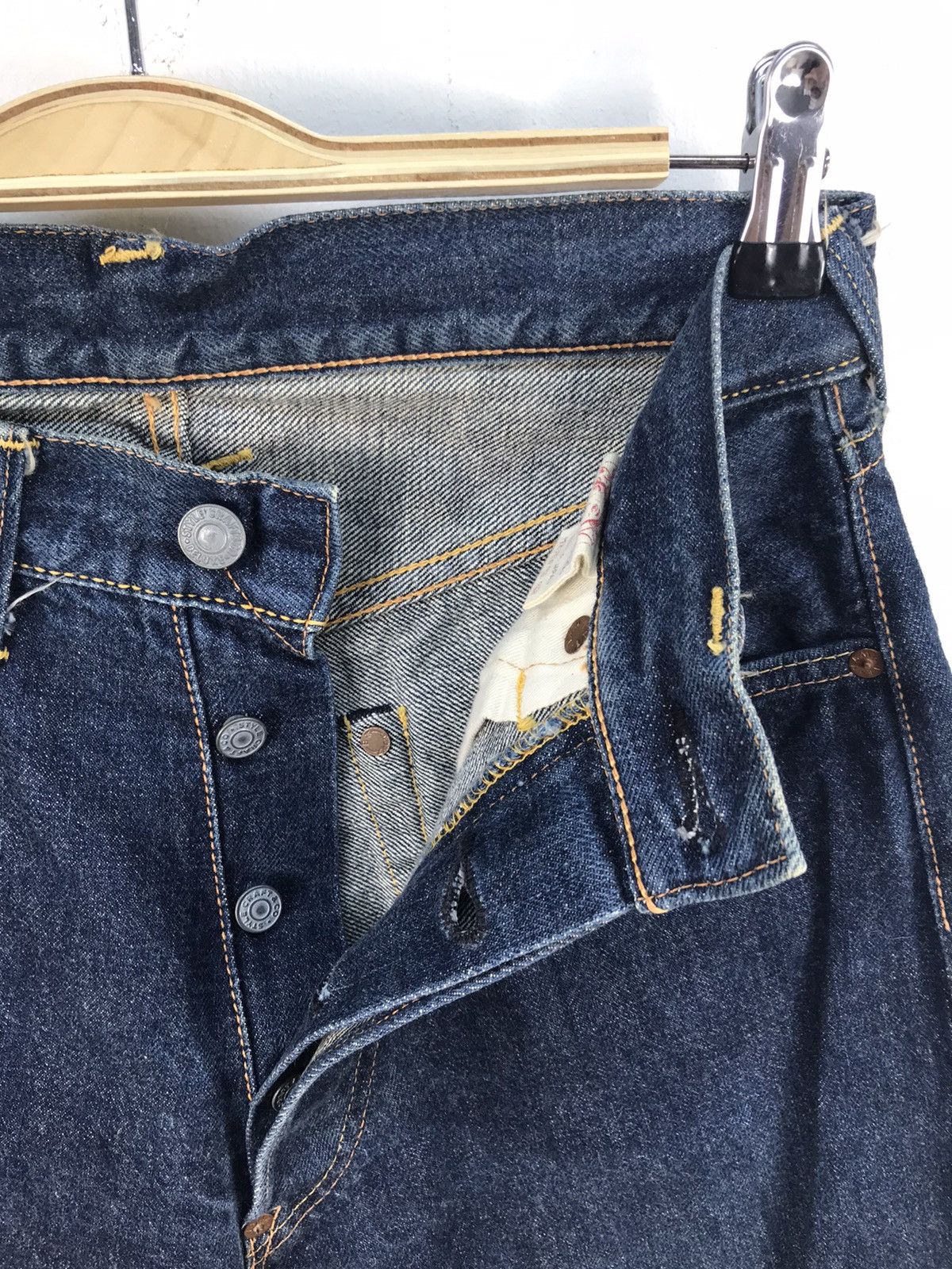 Evisu Vintage 90s Evisu Lot 2001 Made In Japan Denim Jeans Size US 29 - 8 Thumbnail