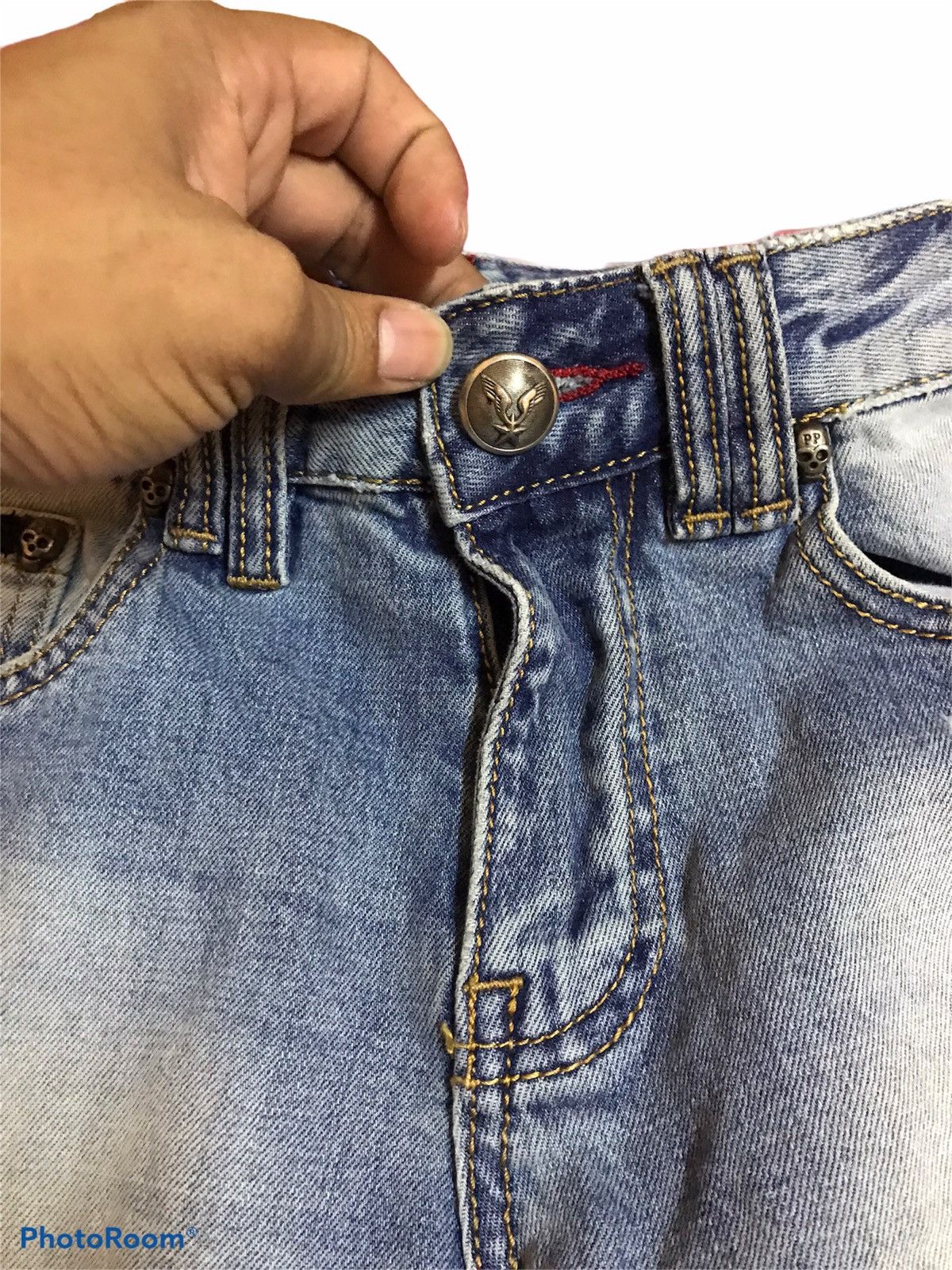Japanese Brand × Philipp Plein Philipp plein jean skull Size US 29 - 4 Thumbnail
