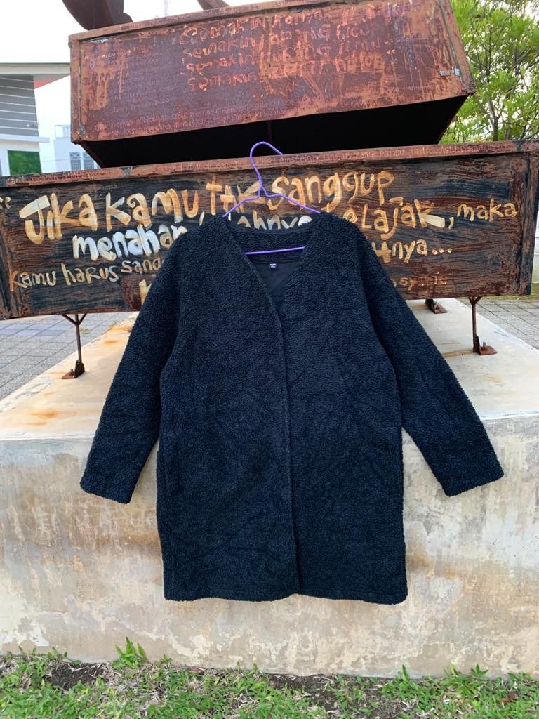 Japanese Brand × Uniqlo Uniqlo Sherpa Fleece Long Jacket Size US L / EU 52-54 / 3 - 1 Thumbnail
