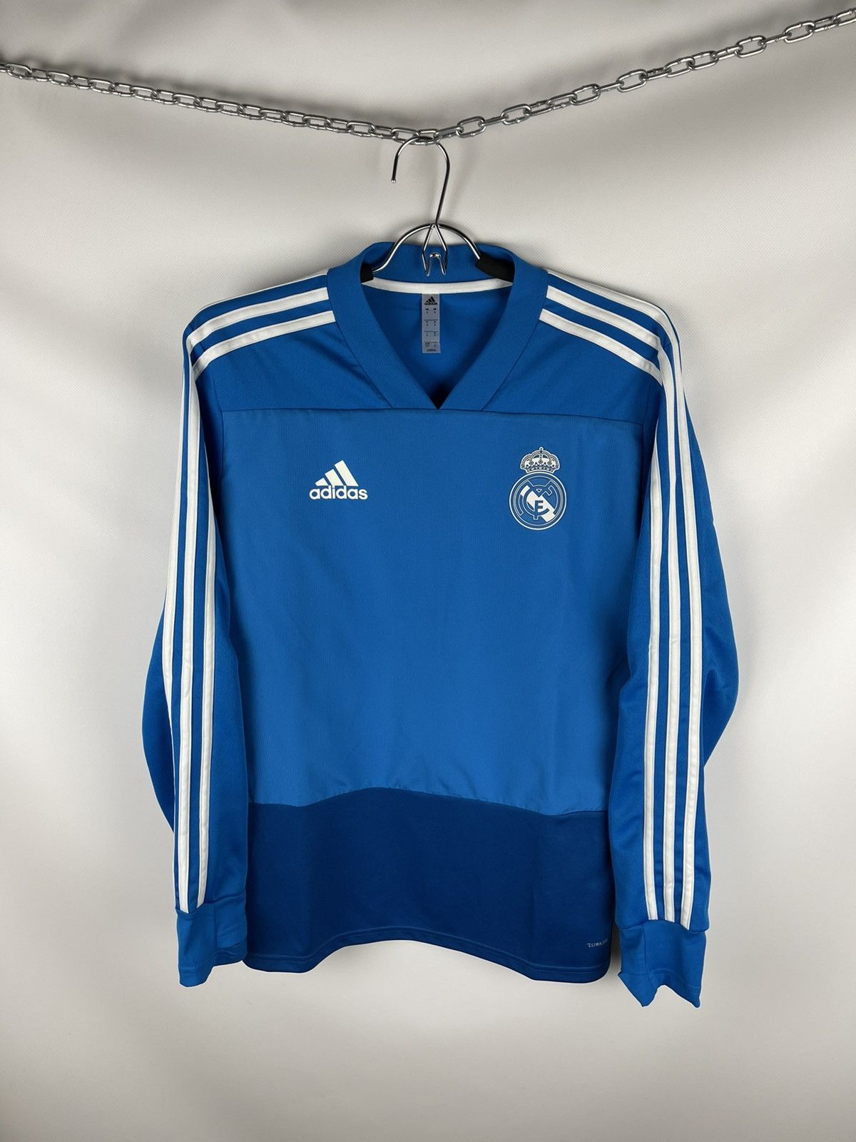 Adidas Adidas Real Madrid 2018 long sleeve training soccer jersey Size US S / EU 44-46 / 1 - 1 Thumbnail
