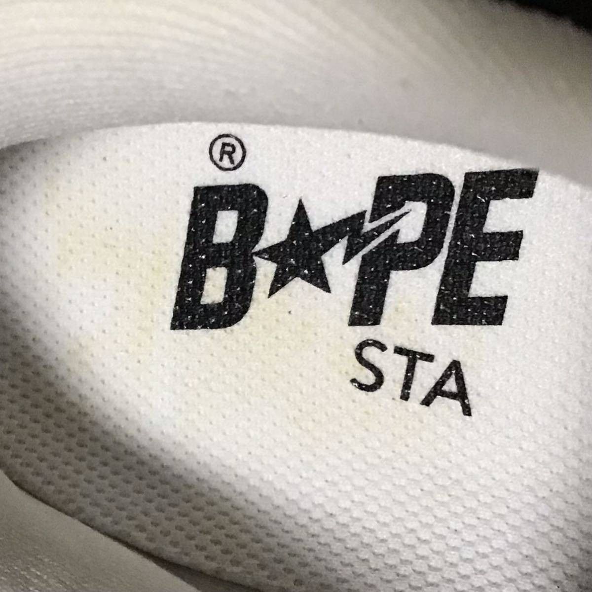 Bape × Neighborhood NEIGHBORHOOD × BAPE leather BAPESTA sneakers APE NIGO Size US 9.5 / EU 42-43 - 7 Thumbnail