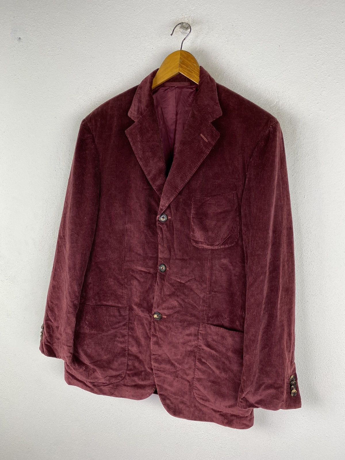 Isaia × Isaia Napolii 🔥DHL SHIPPPING🔥ISAIA NAPOLI CORDUROY MADE IN ITALY Size US M / EU 48-50 / 2 - 5 Thumbnail
