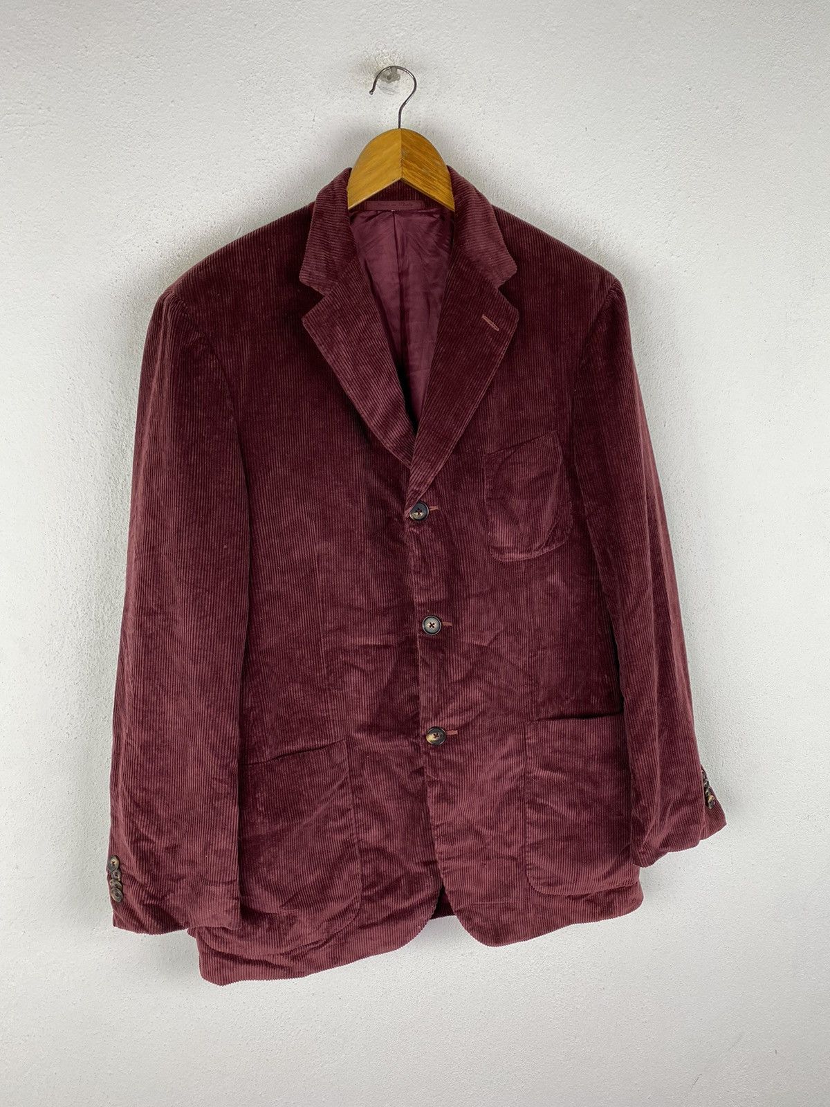 Isaia × Isaia Napolii 🔥DHL SHIPPPING🔥ISAIA NAPOLI CORDUROY MADE IN ITALY Size US M / EU 48-50 / 2 - 3 Thumbnail