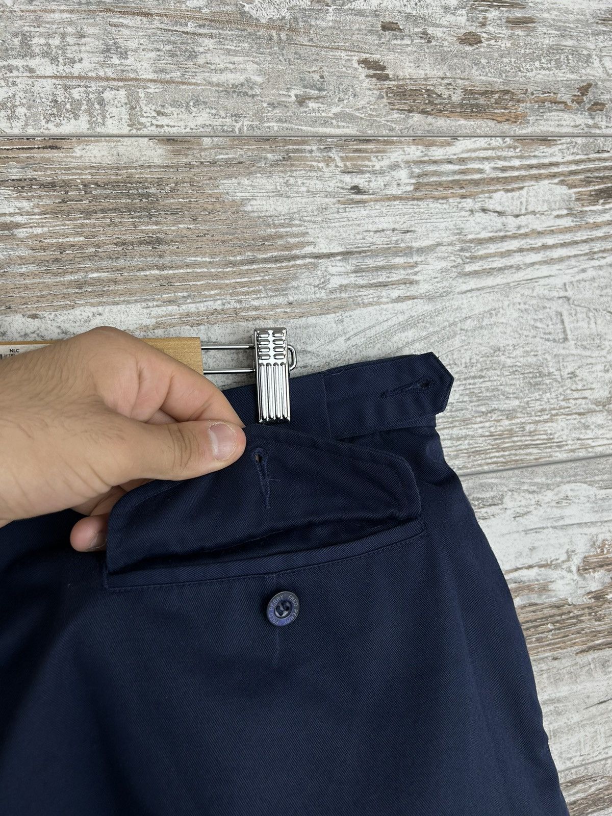 Fred Perry × Vintage Mens Vintage Fred Perry Shorts streetwear y2k rare Size US 38 / EU 54 - 9 Thumbnail