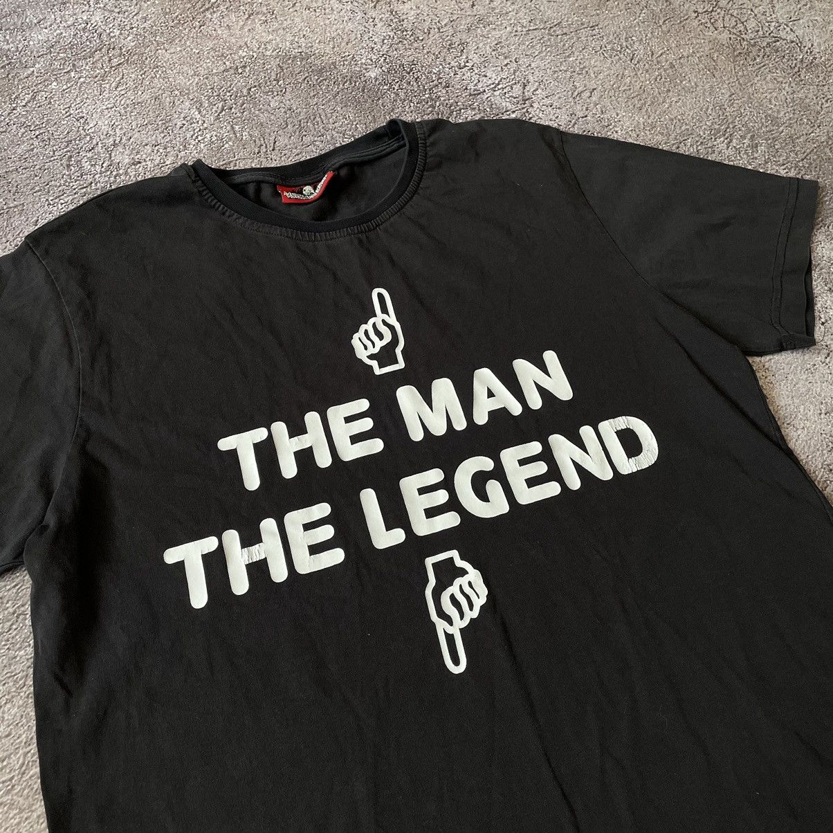 Vintage Vintage Y2K ADULT FUNNY Tee MAN LEGEND PENIS L Size US L / EU 52-54 / 3 - 6 Thumbnail