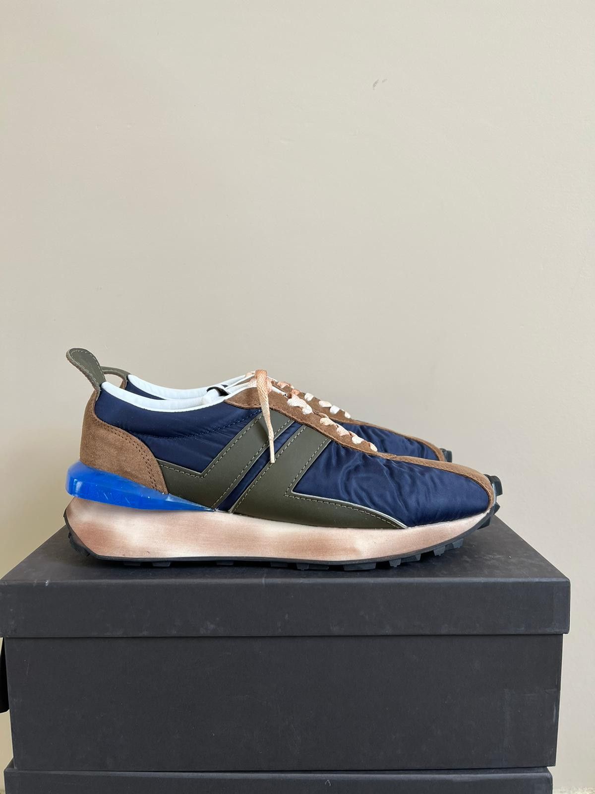 Lanvin o1rshd1 Runner Trainer Sneakers in Multicolor Size US 12 / EU 45 - 11 Thumbnail