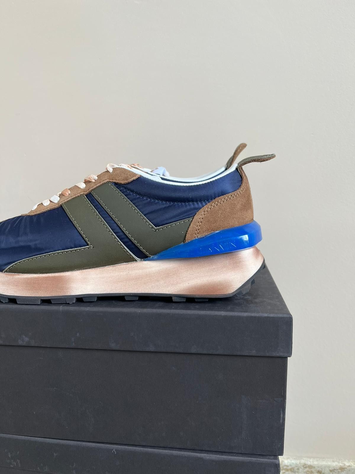 Lanvin o1rshd1 Runner Trainer Sneakers in Multicolor Size US 12 / EU 45 - 6 Thumbnail