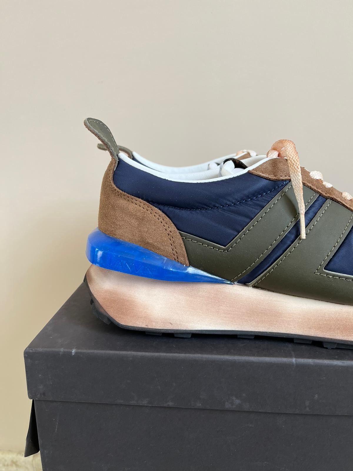 Lanvin o1rshd1 Runner Trainer Sneakers in Multicolor Size US 12 / EU 45 - 12 Thumbnail