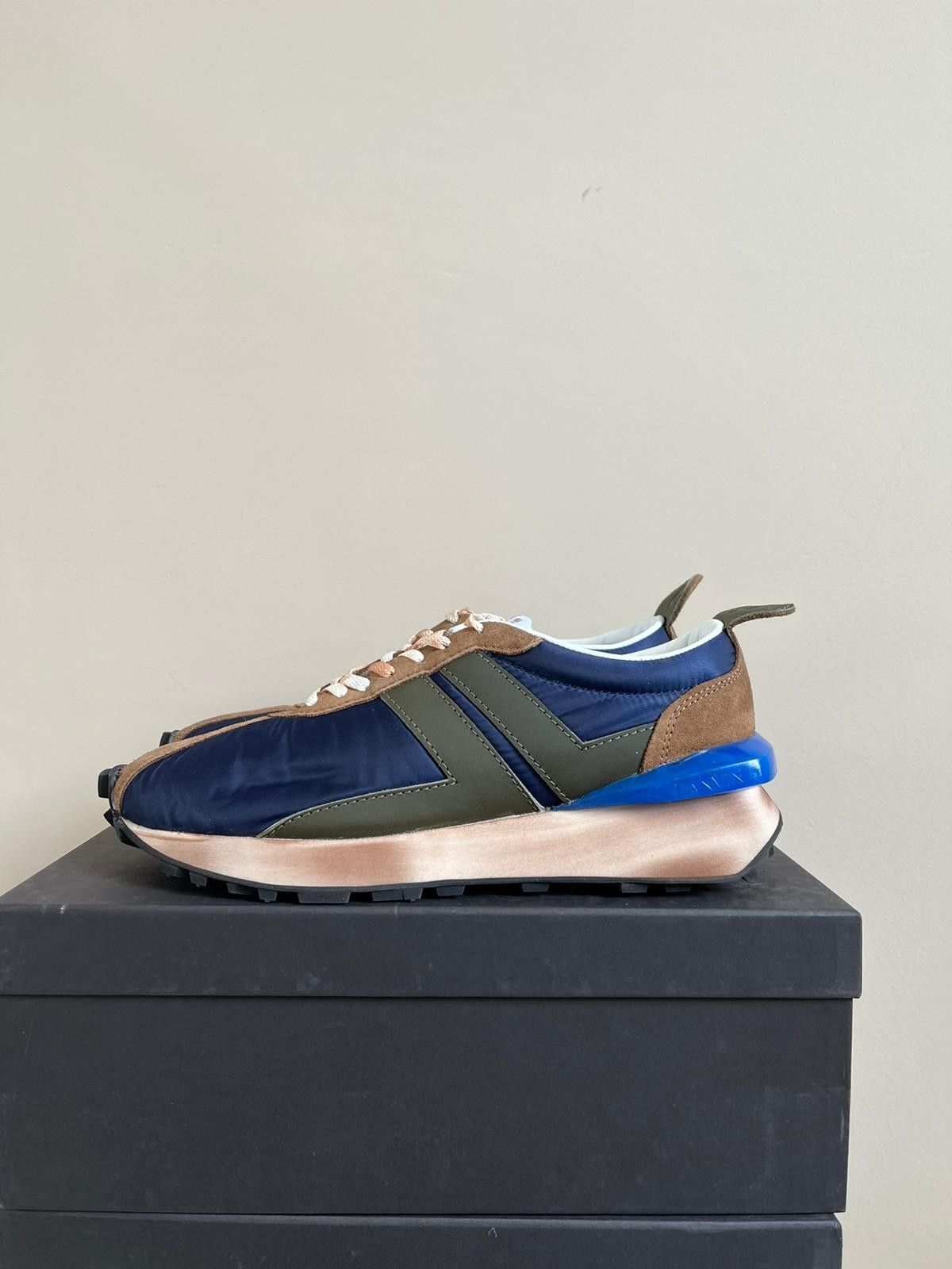 Lanvin o1rshd1 Runner Trainer Sneakers in Multicolor Size US 12 / EU 45 - 2 Thumbnail