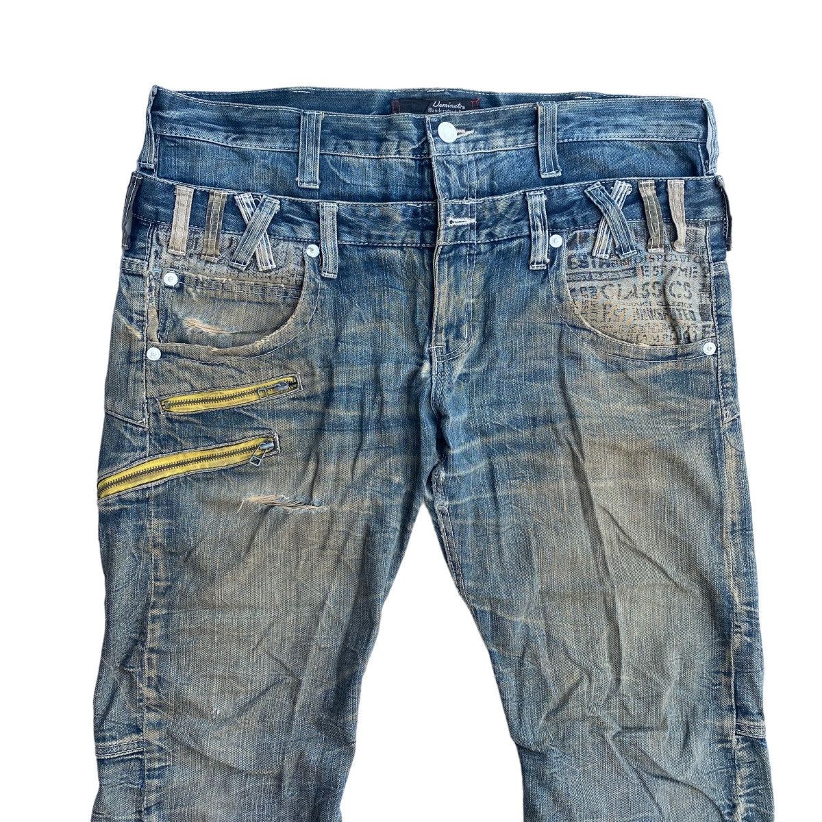 Seditionaries × Vintage Vtg Oversize Distressed Dominate Double Waist Denim Pants Size US 40 / EU 56 - 3 Thumbnail
